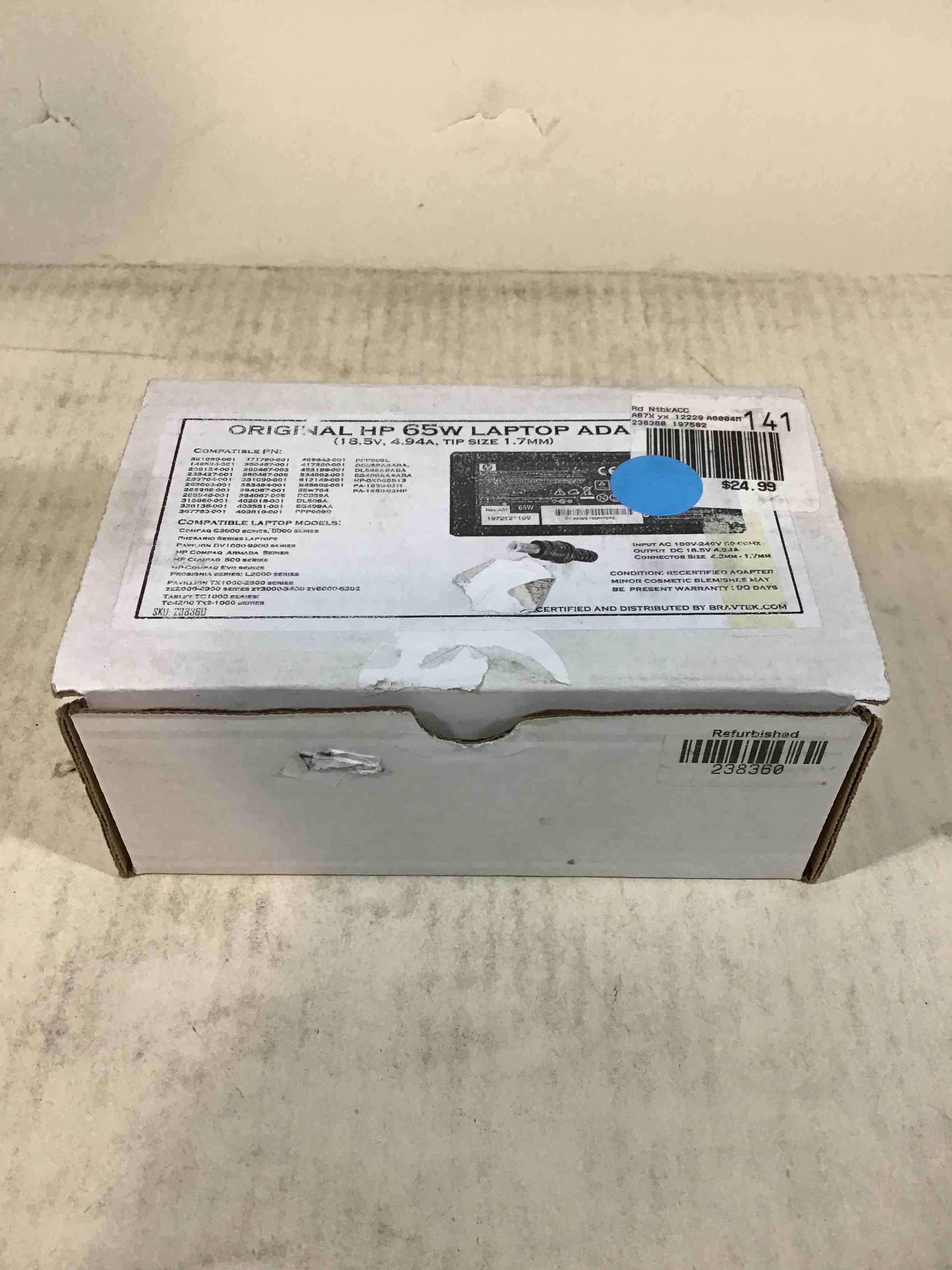 Original HP 65W Laptop Adapter