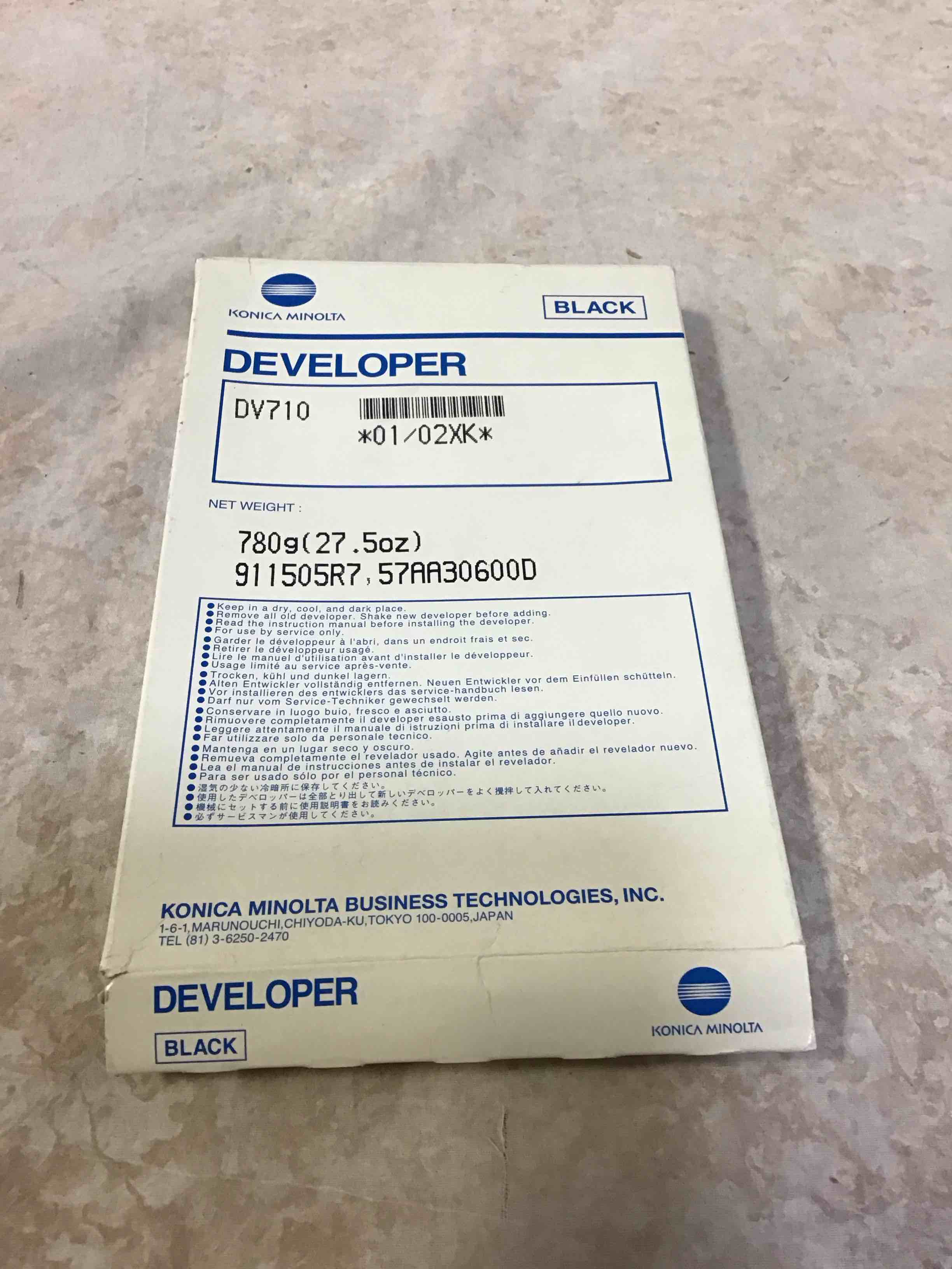 Konica Minolta Developer Black
