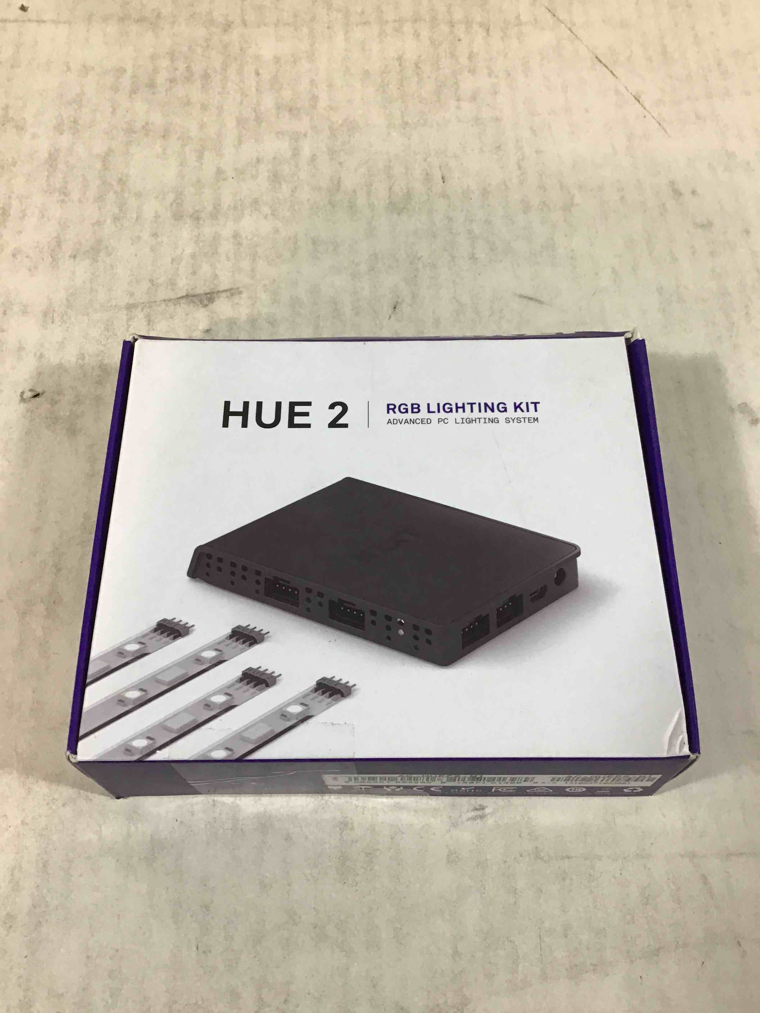 NZXT AC-HUEP2-M1 HUE 2 RGB Lighting Kit (Advanced PC Lighting System with 4 Lighting Channel)