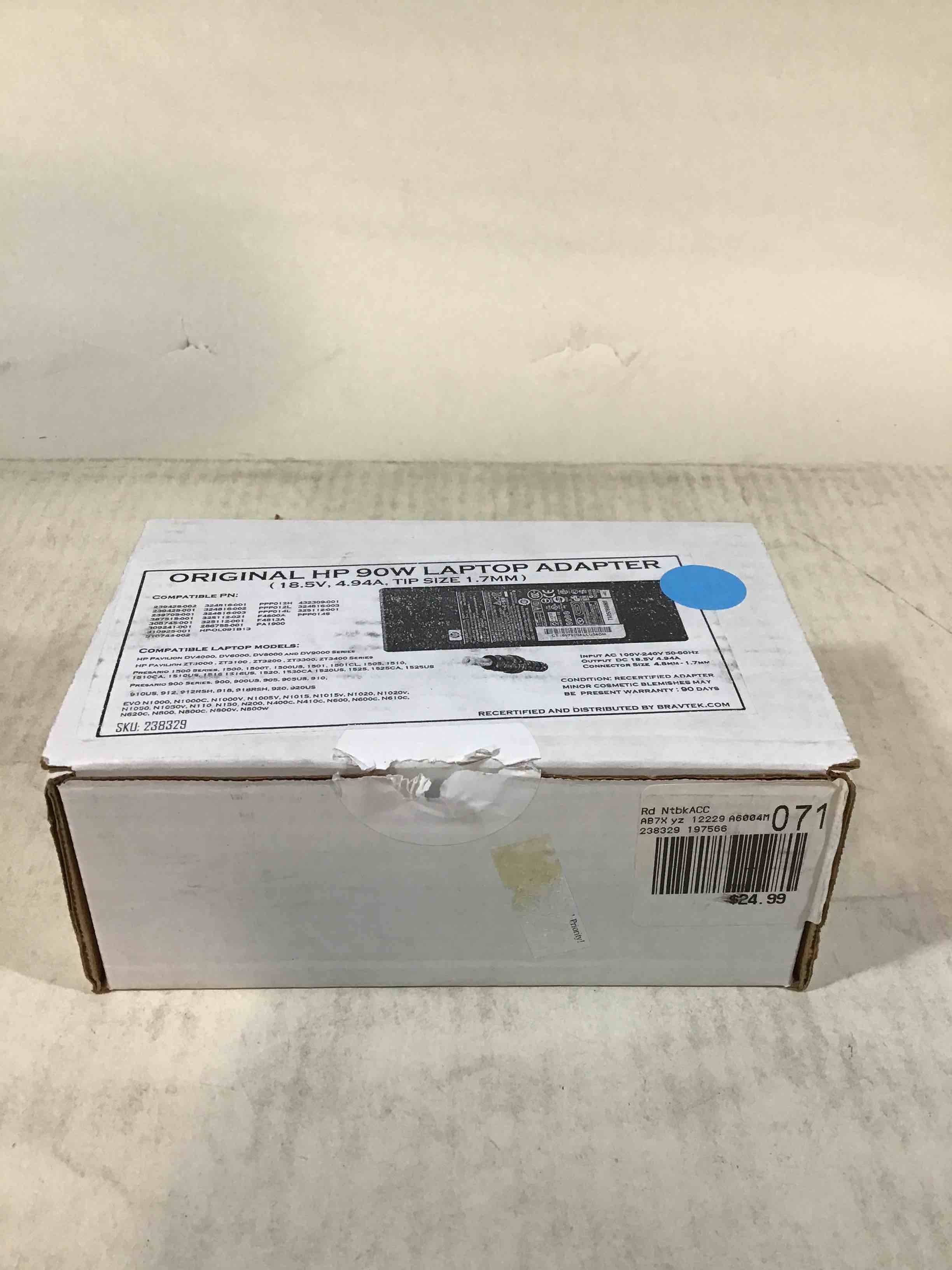 Original HP 90W Laptop Adapter