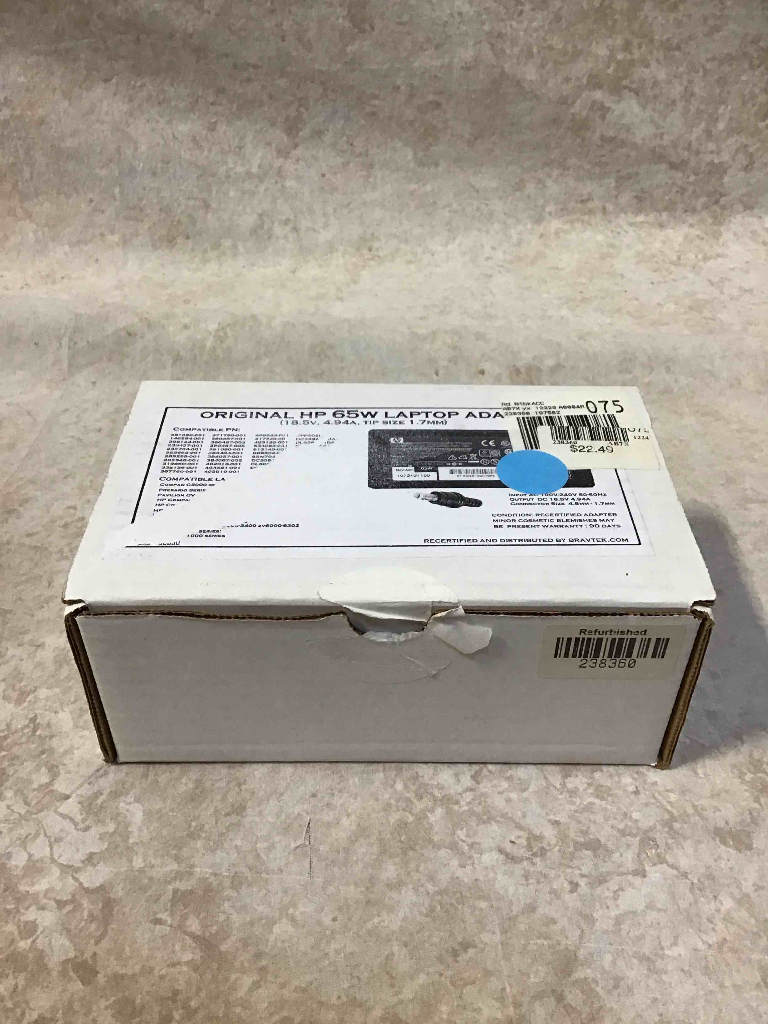 Original HP 65W Laptop Adapter