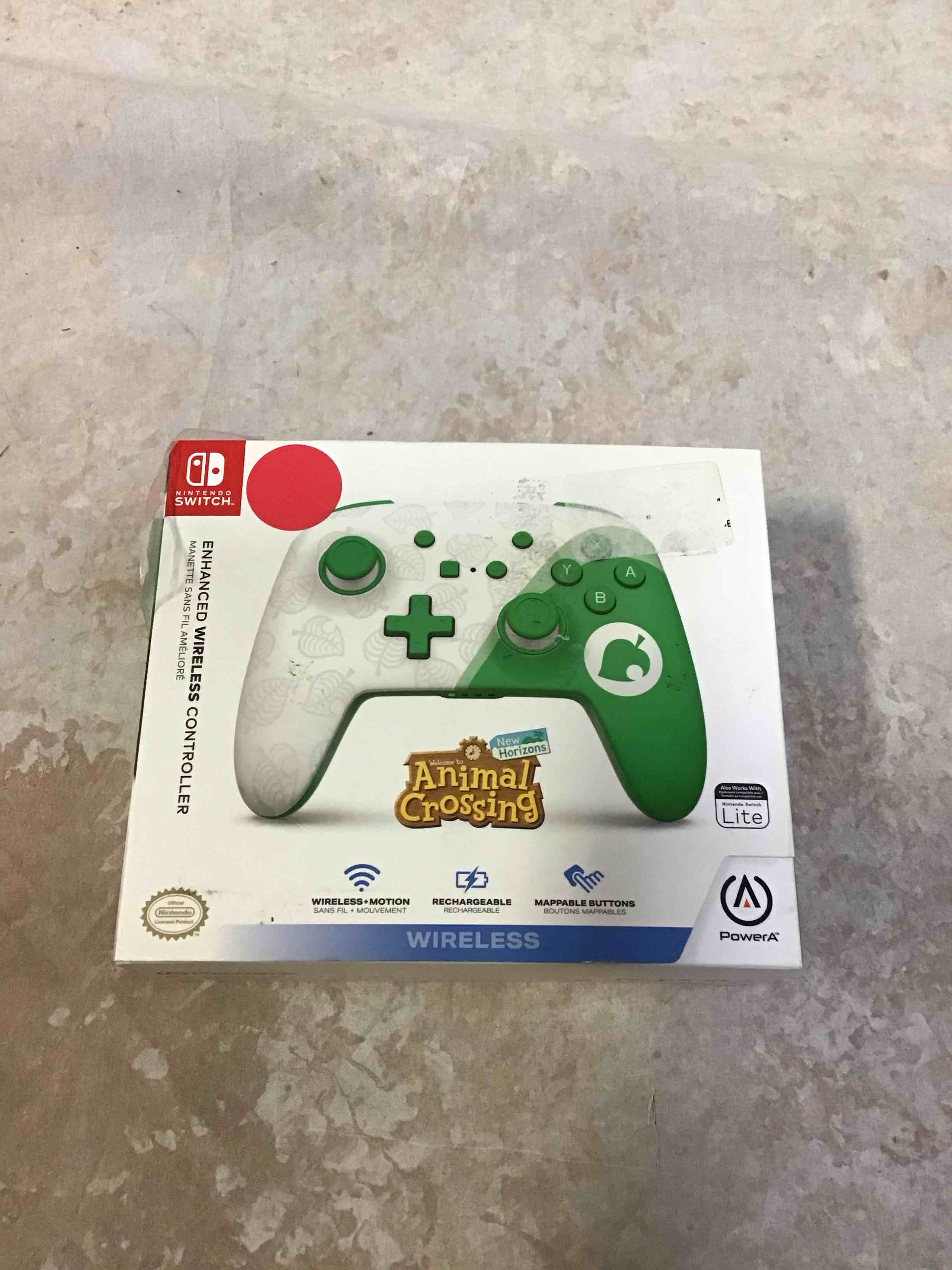 PowerA Enhanced Wireless Controller for Nintendo Switch - Animal Crossing: Nook Inc.