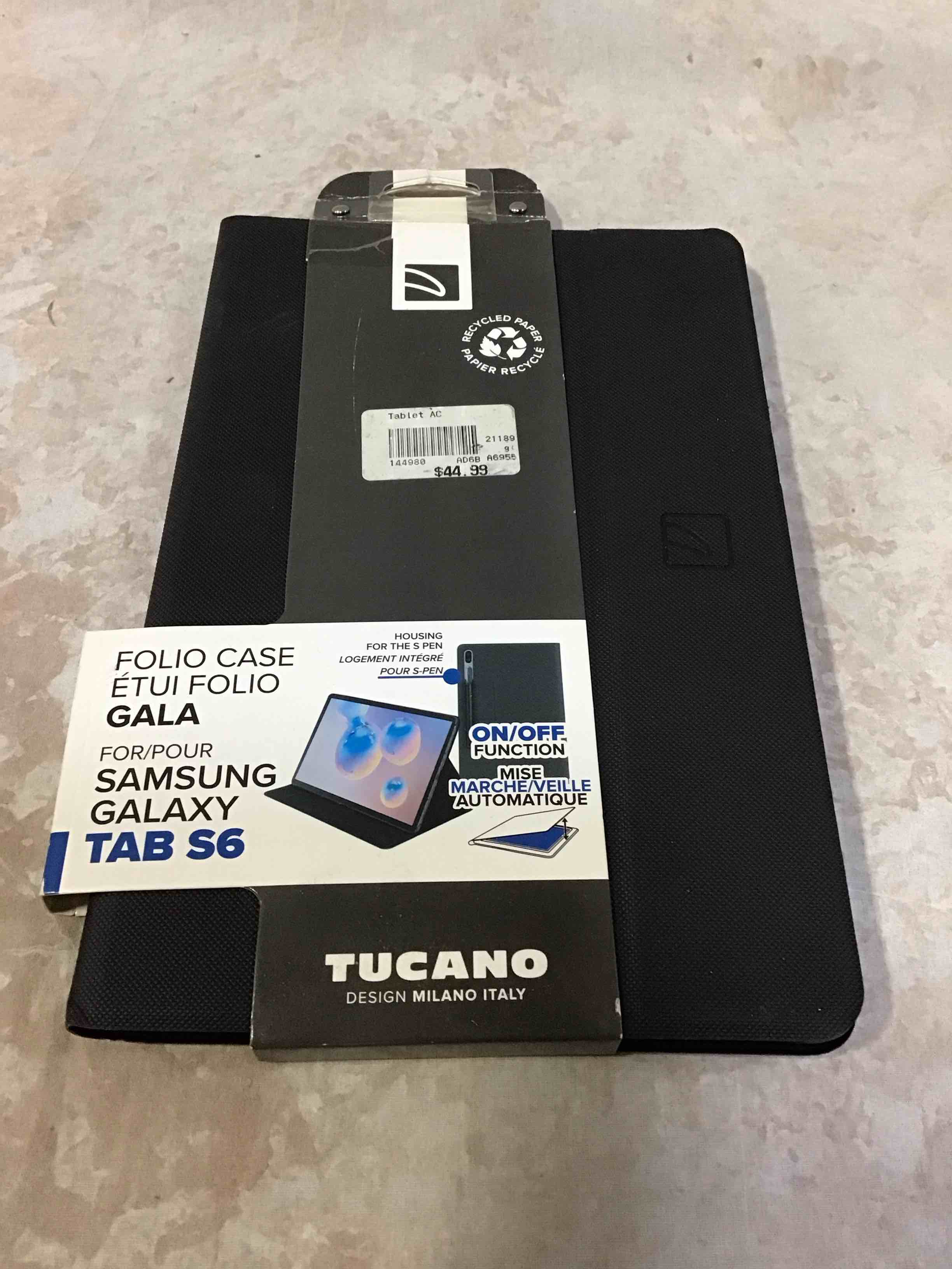 Tucano Folio Case for Samsung Galaxy Tab S6