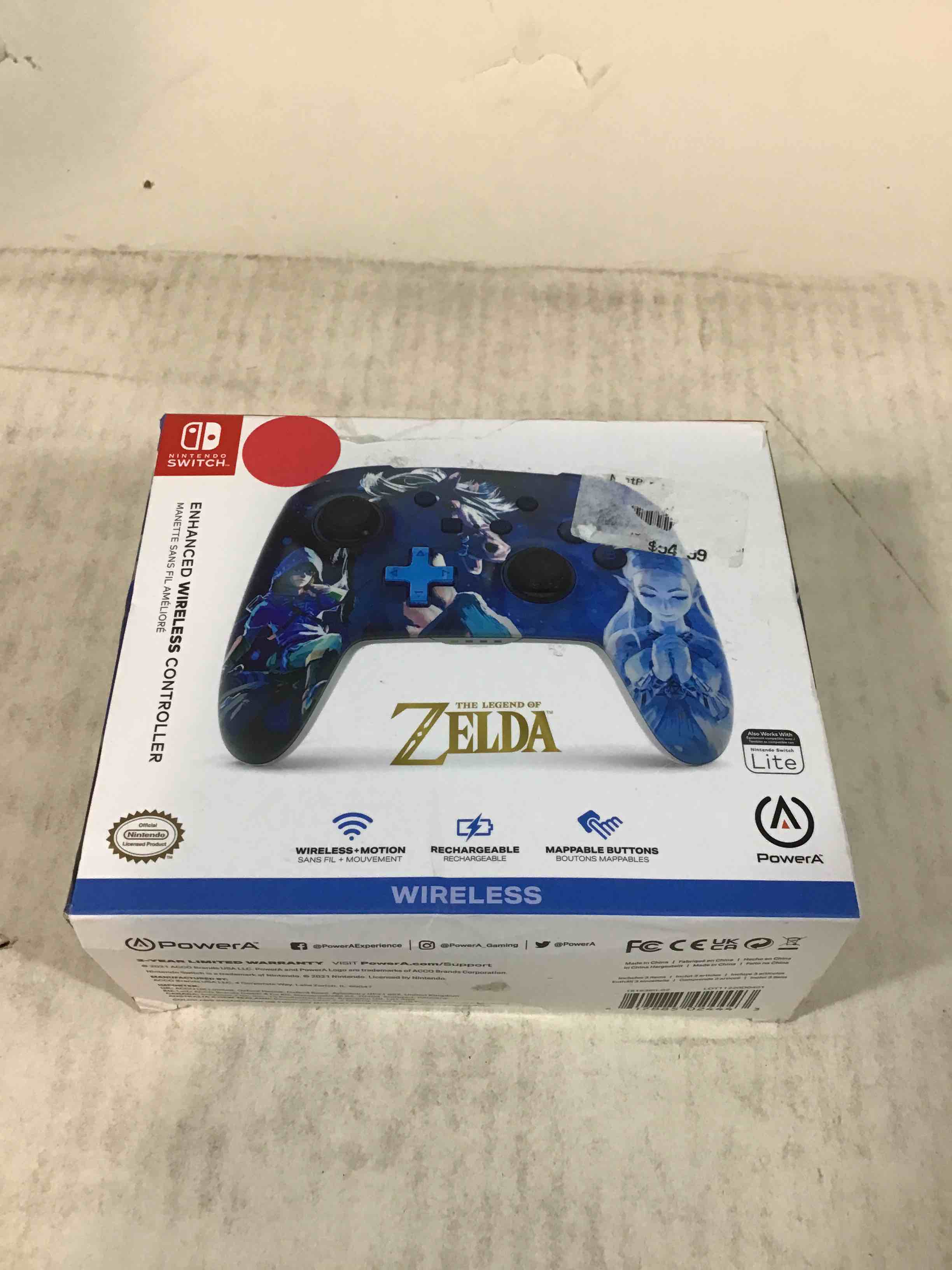 PowerA Enhanced Wireless Controller for Nintendo Switch - Midnight Ride