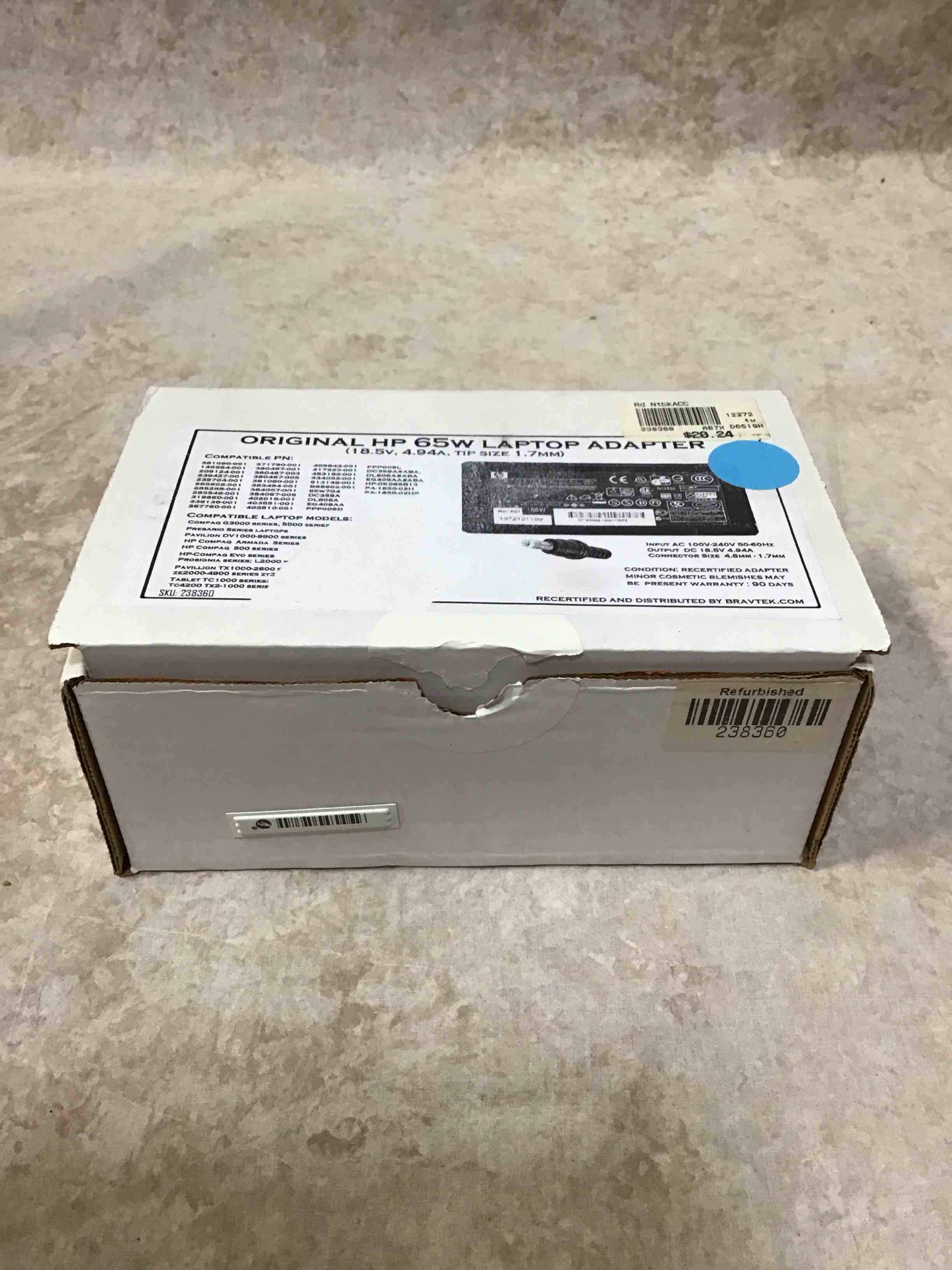 Original HP 65W Laptop Adapter