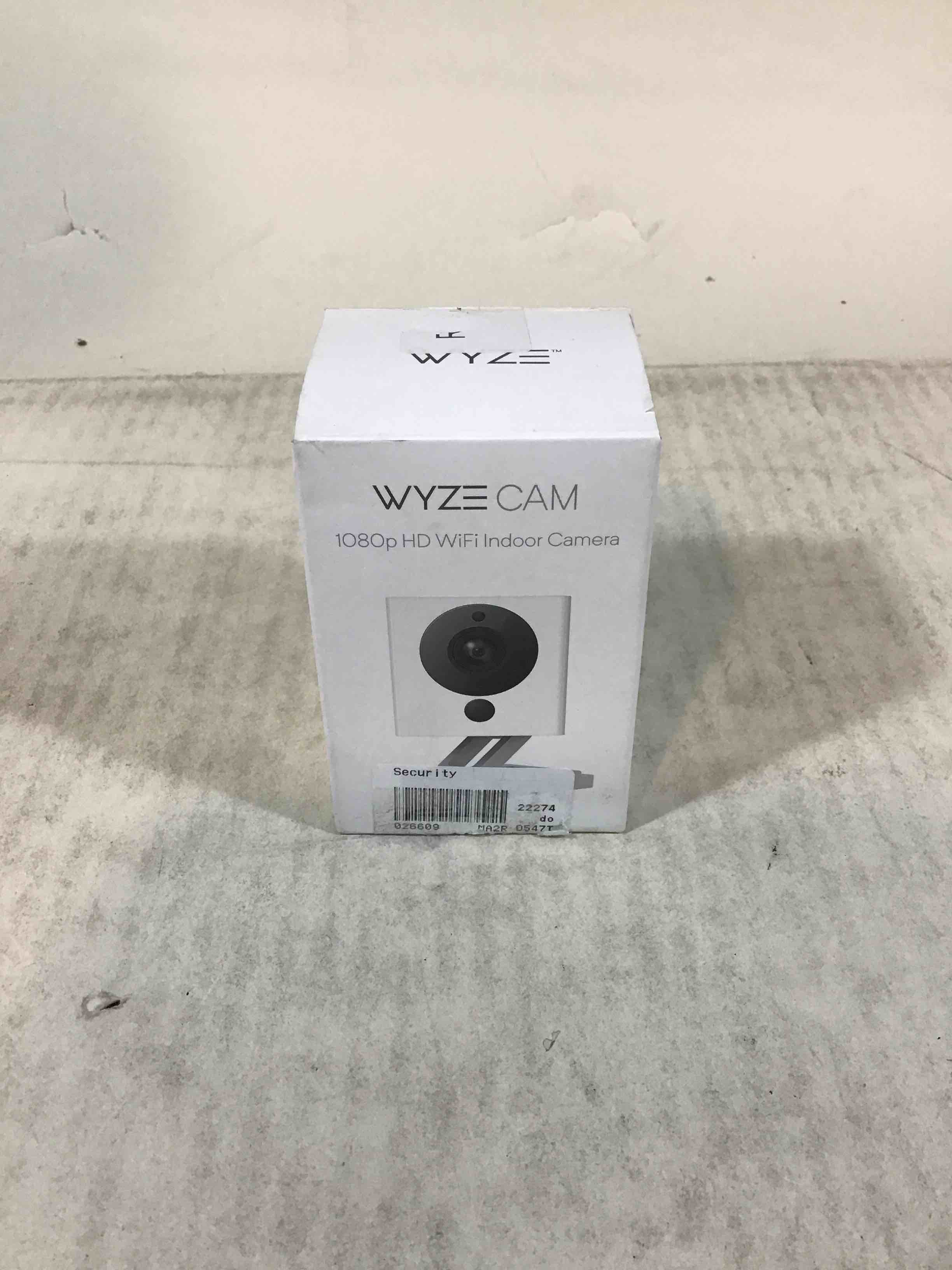 Wyze Cam 1080p HD Indoor Wireless Smart Home Security Camera with Night Vision, 2-Way Audio, Works with Alexa & the Google Assistant, One Pack, White