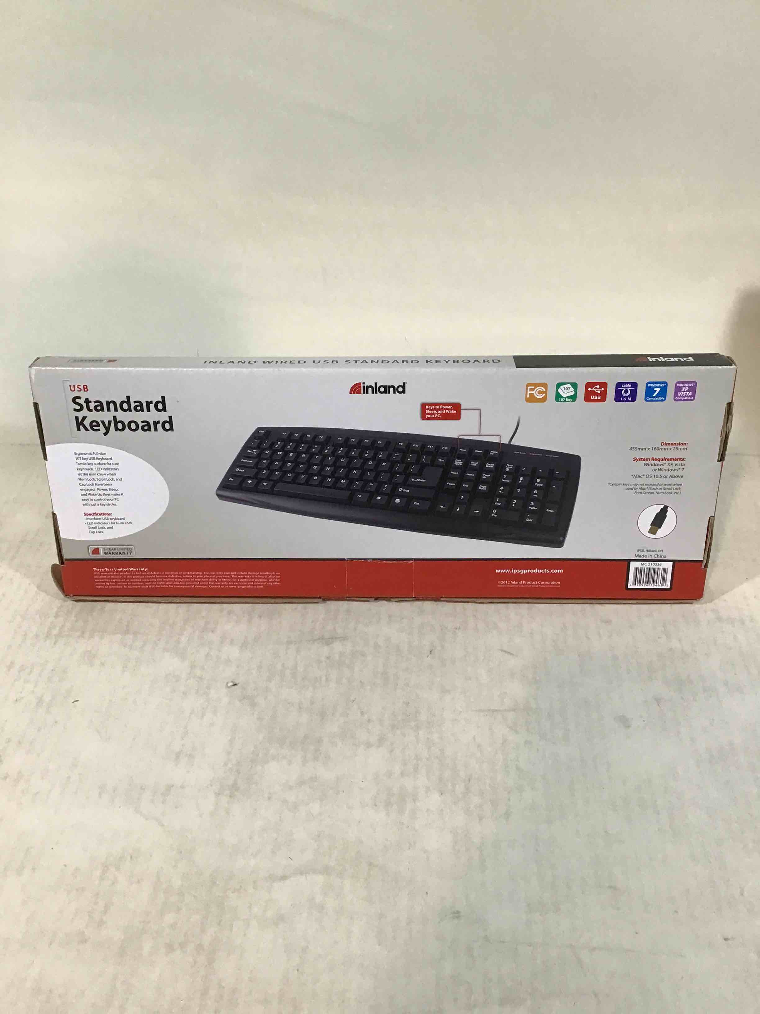 inland usb standard keyboard 