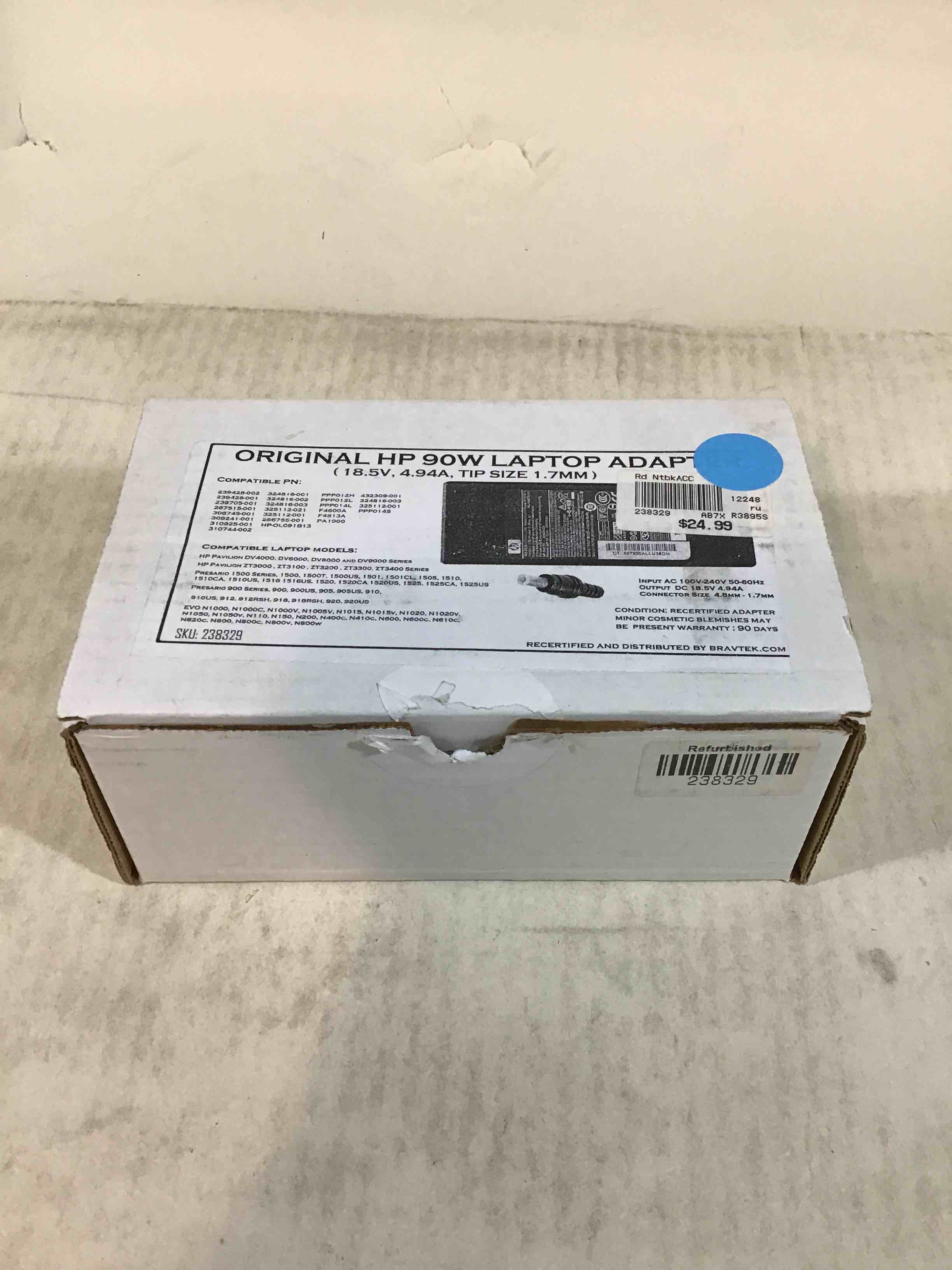 Original HP 90W Laptop Adapter