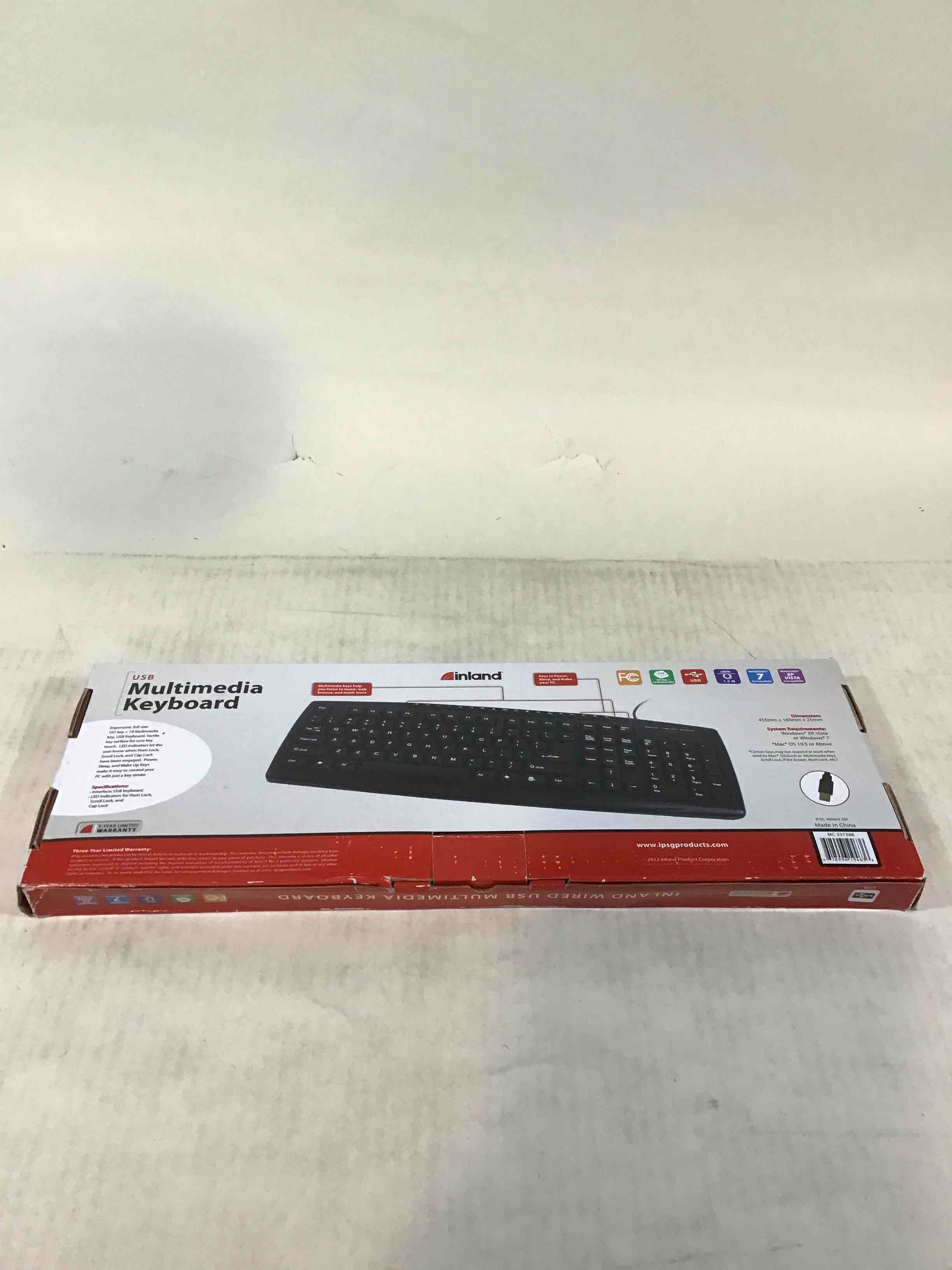 inland usb multimedia keyboard 