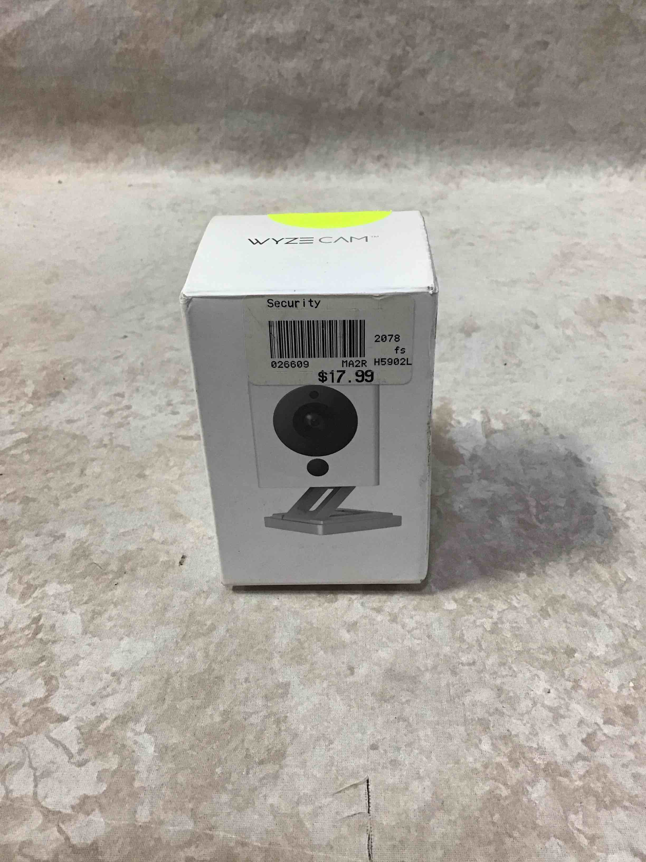 Wyze Cam 1080p HD Indoor Wireless Smart Home Security Camera with Night Vision, 2-Way Audio, Works with Alexa & the Google Assistant, One Pack, White