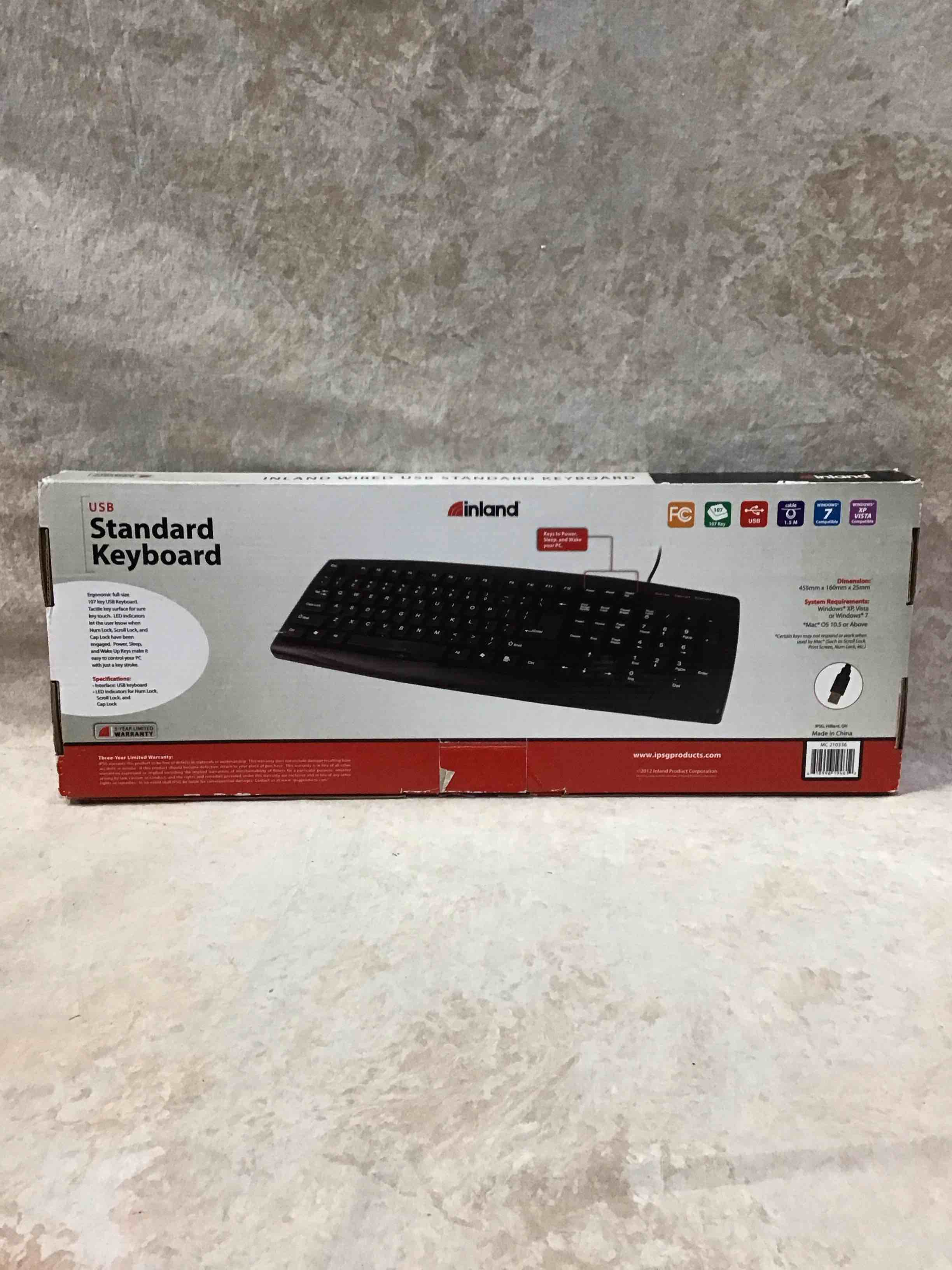 inland USB Standard Keyboard 