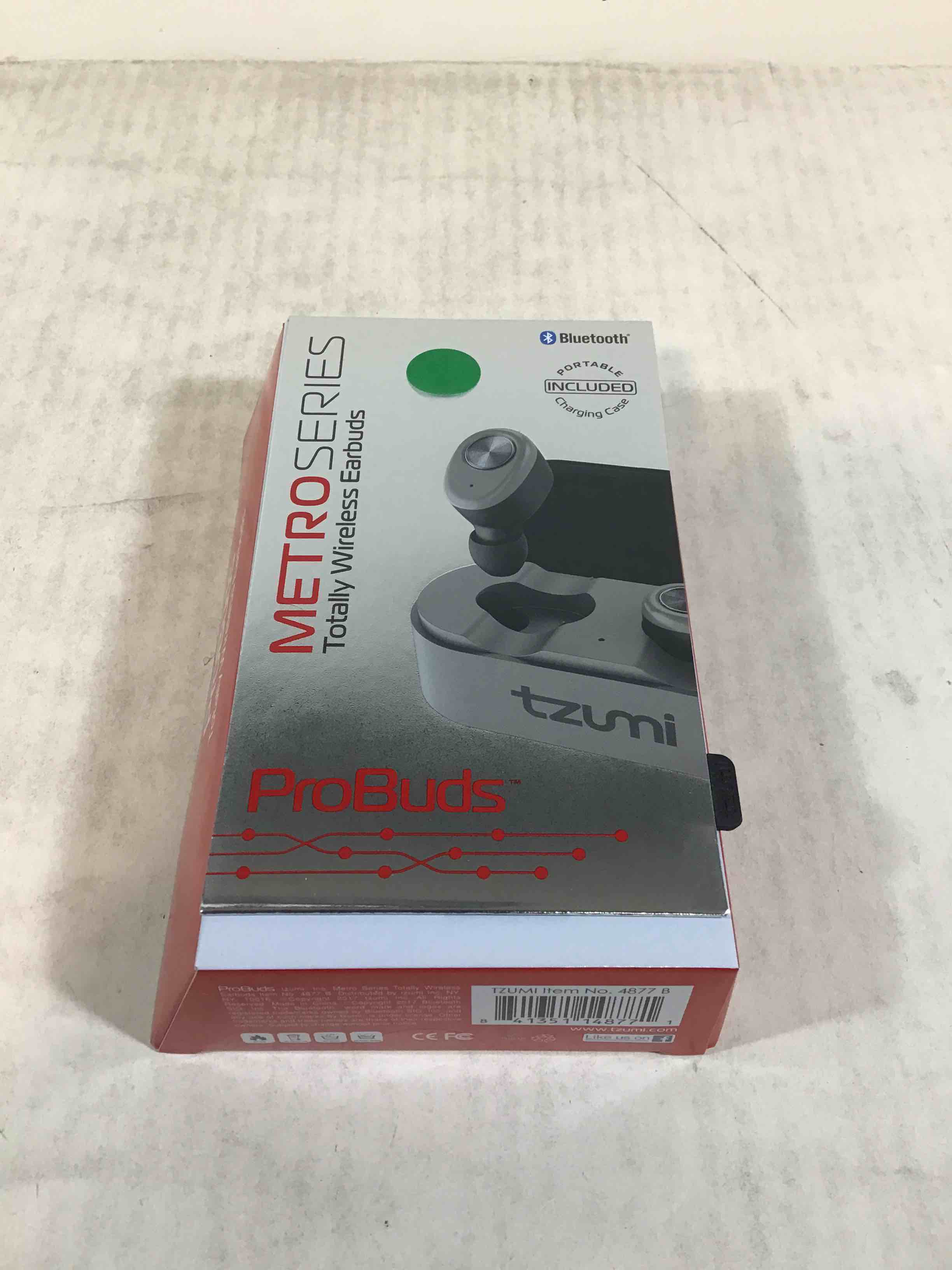 Tzumi True Wireless Earbuds  Black 4877