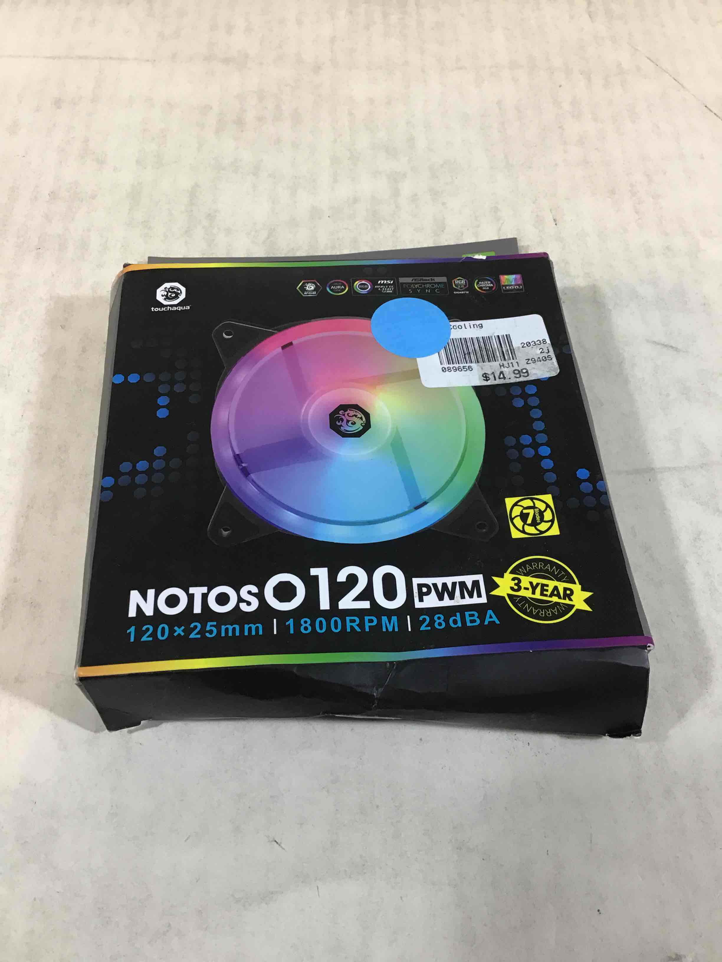 Touchaqua Notos 120 RGB Fan