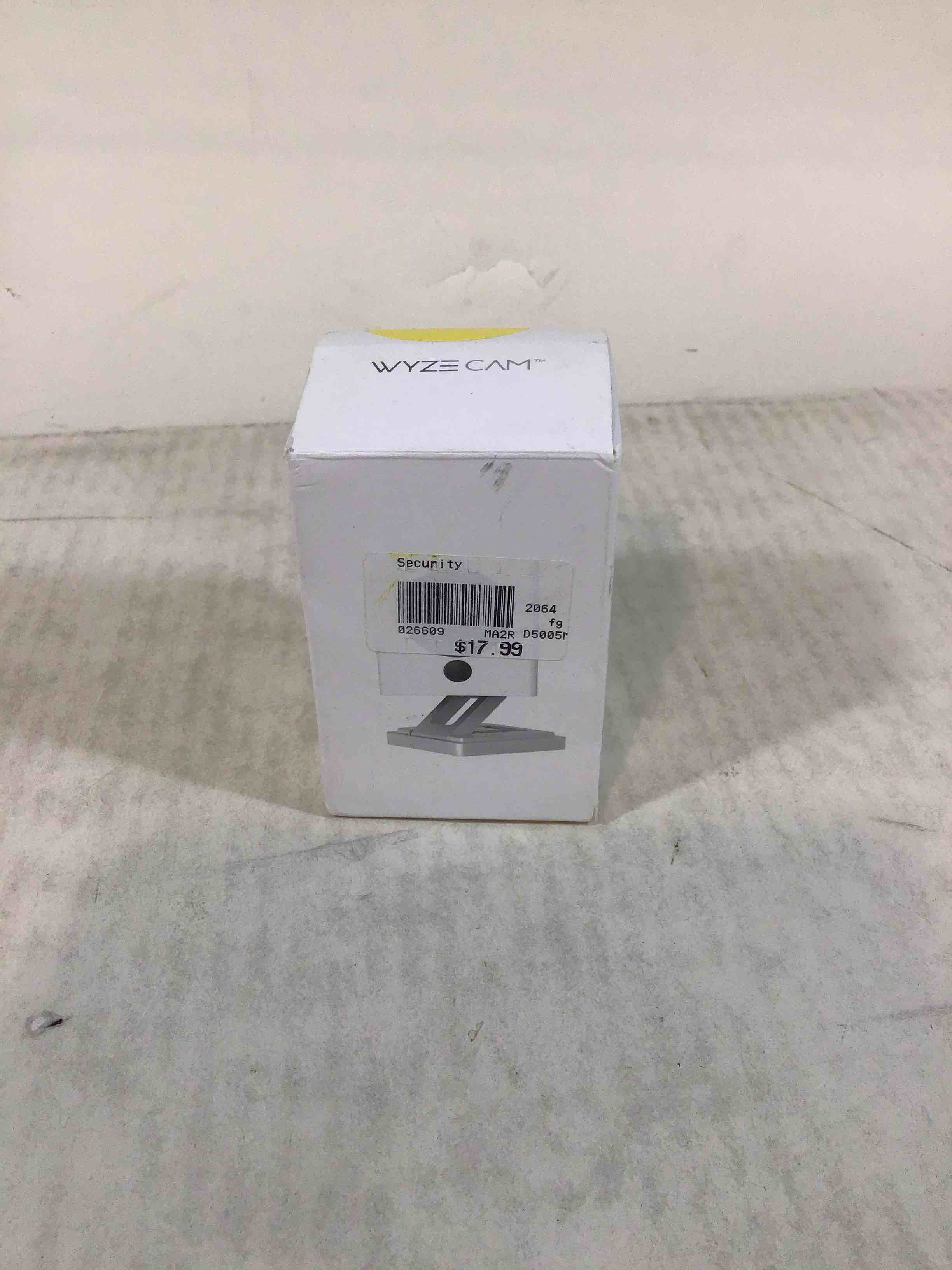 Wyze Cam 1080p HD Indoor Wireless Smart Home Security Camera with Night Vision, 2-Way Audio, Works with Alexa & the Google Assistant, One Pack, White