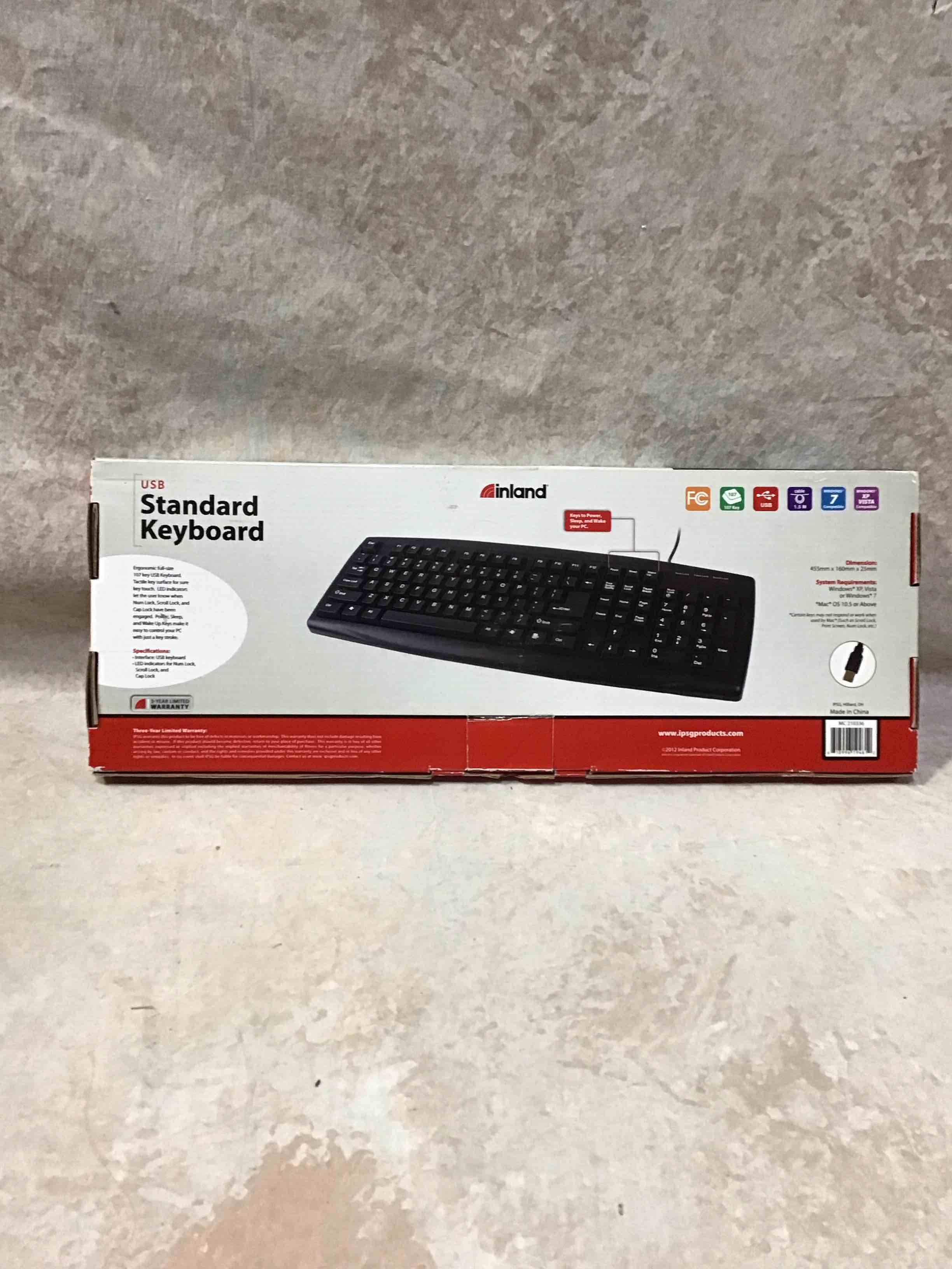 inland USB Standard Keyboard 