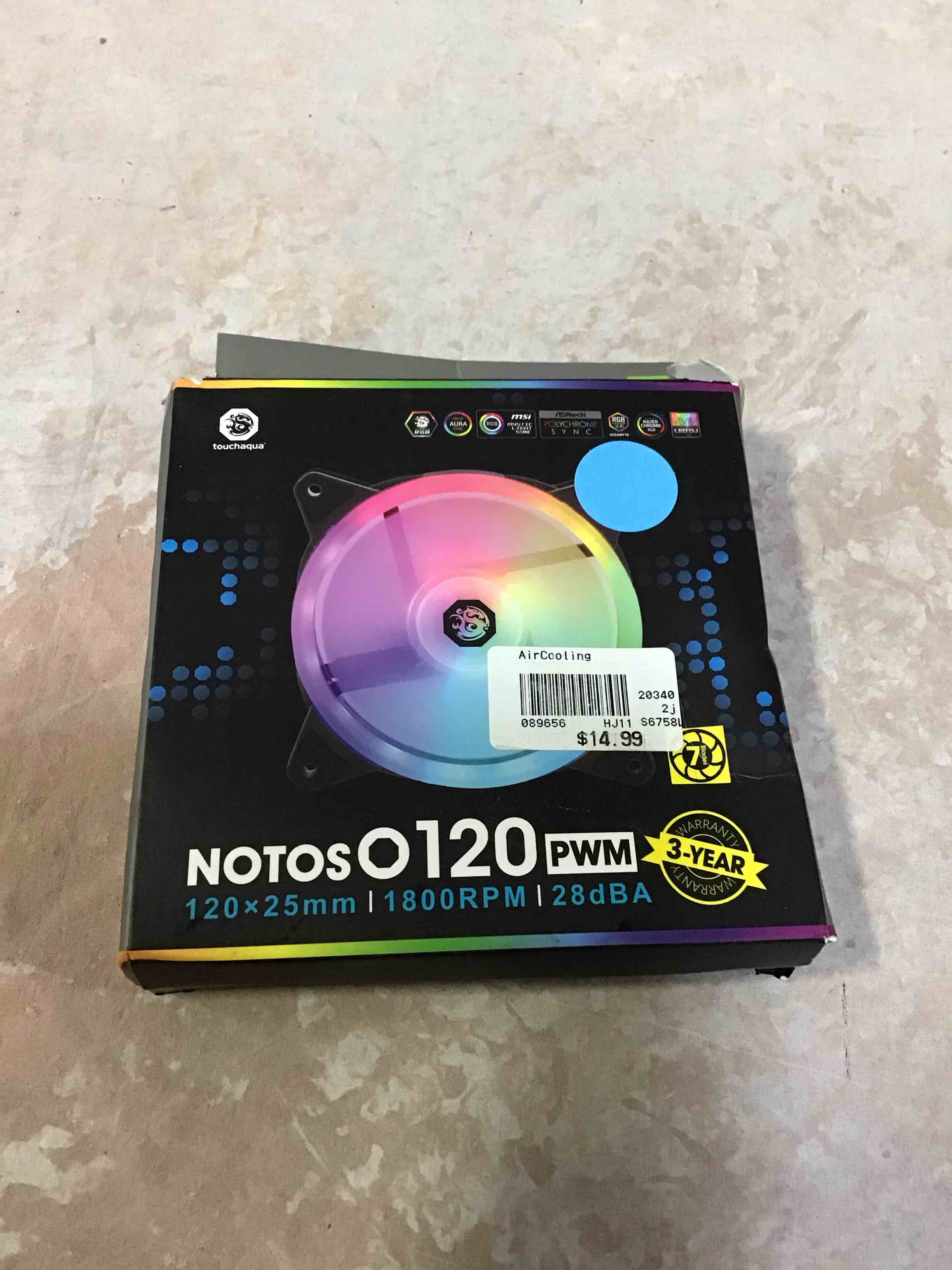 Touchaqua Notos 120 RGB Fan