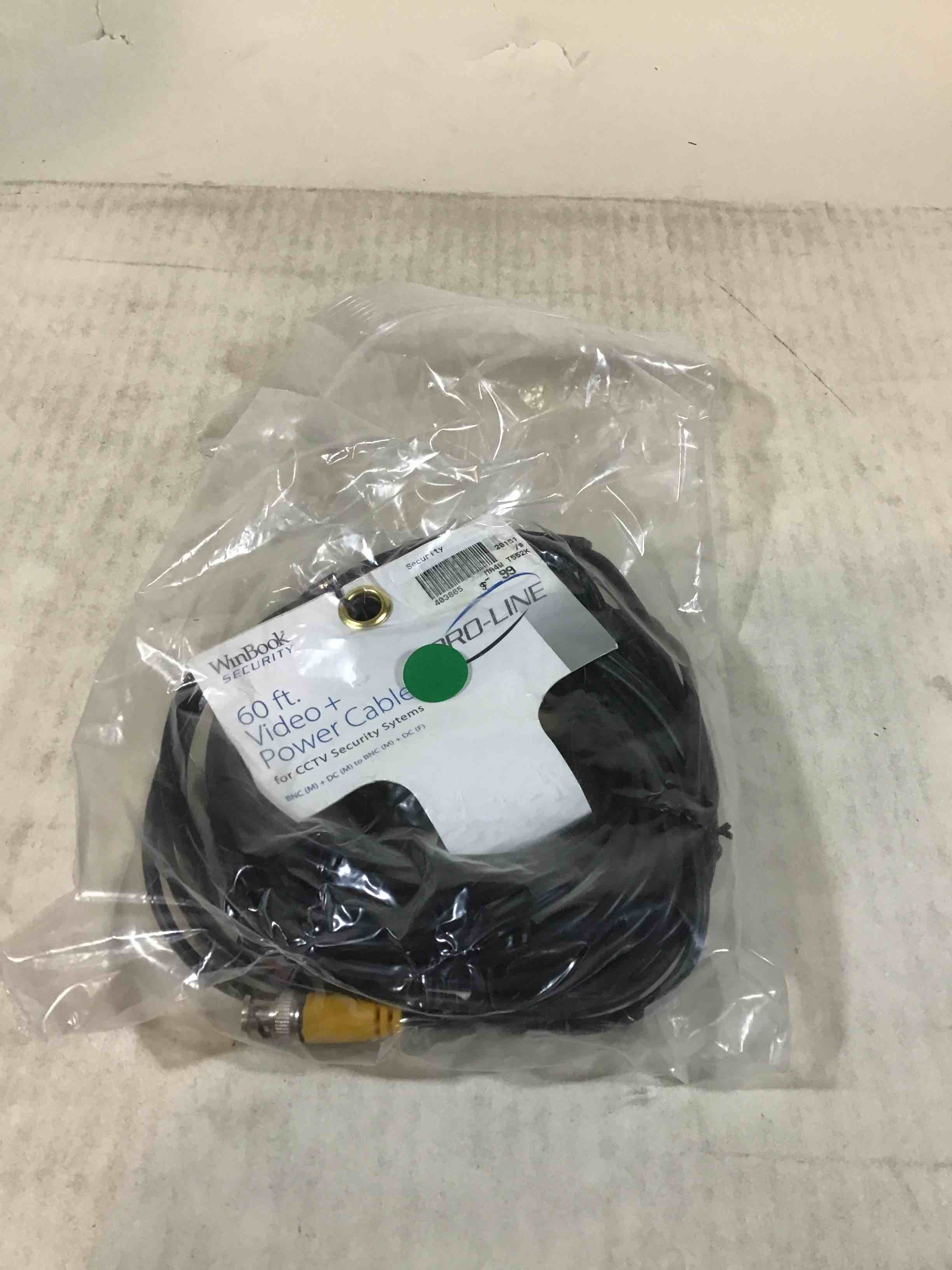 winbook 60 ft video + power cable 