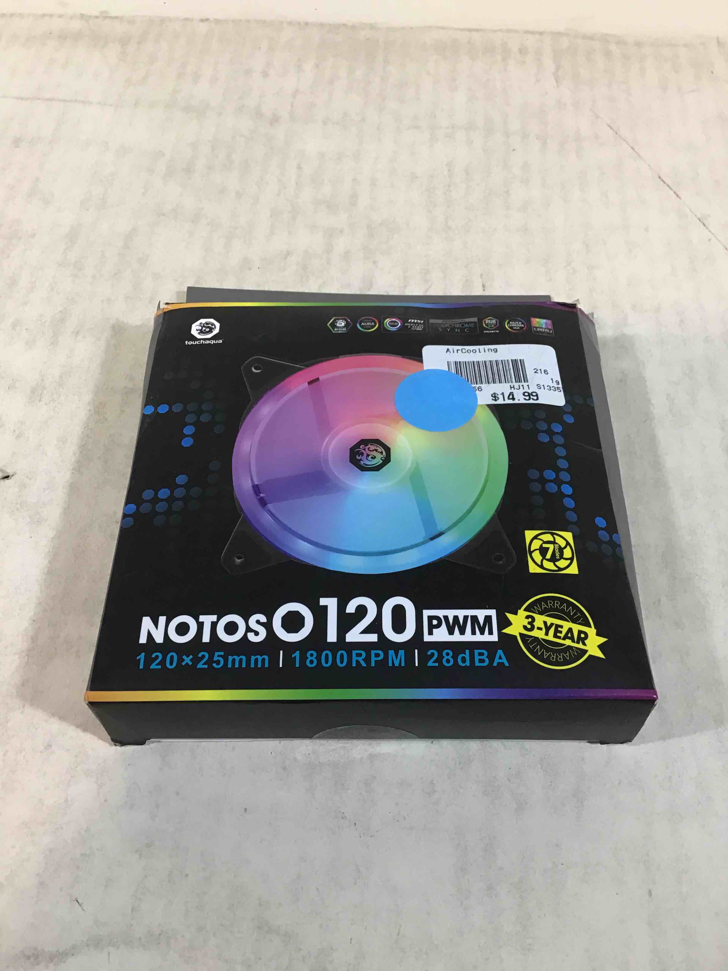 NOTOS 120 PWM RGB PC Fan