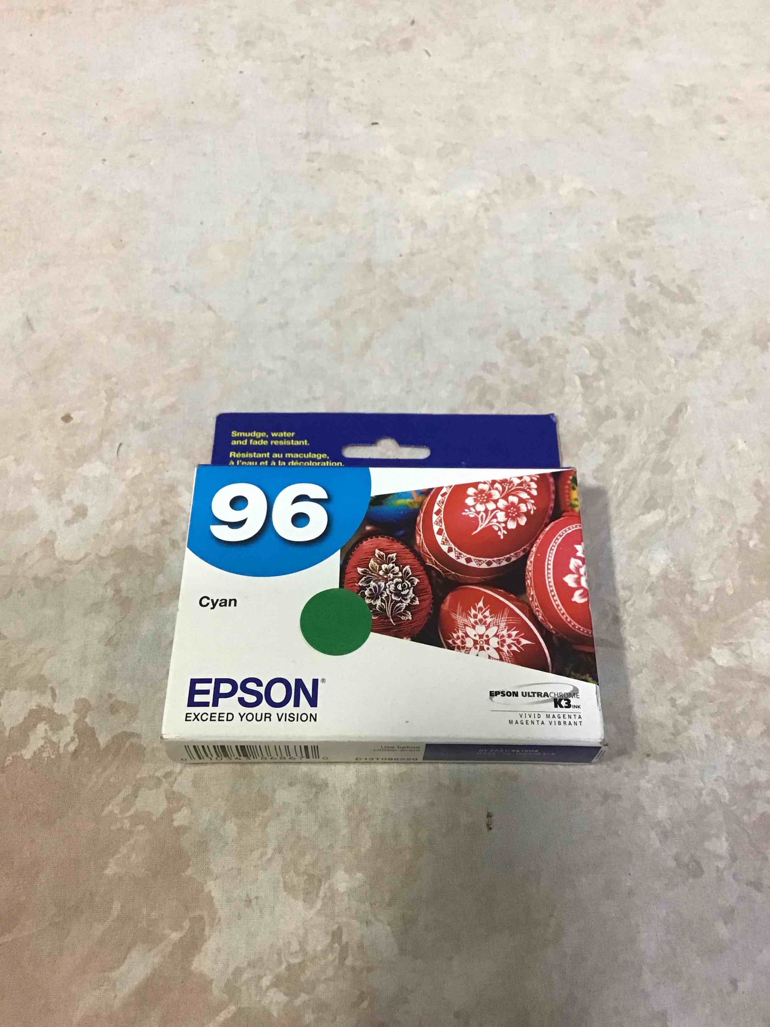 Epson  EPST096220  T096120 Series Ink Cartridges  1 Each