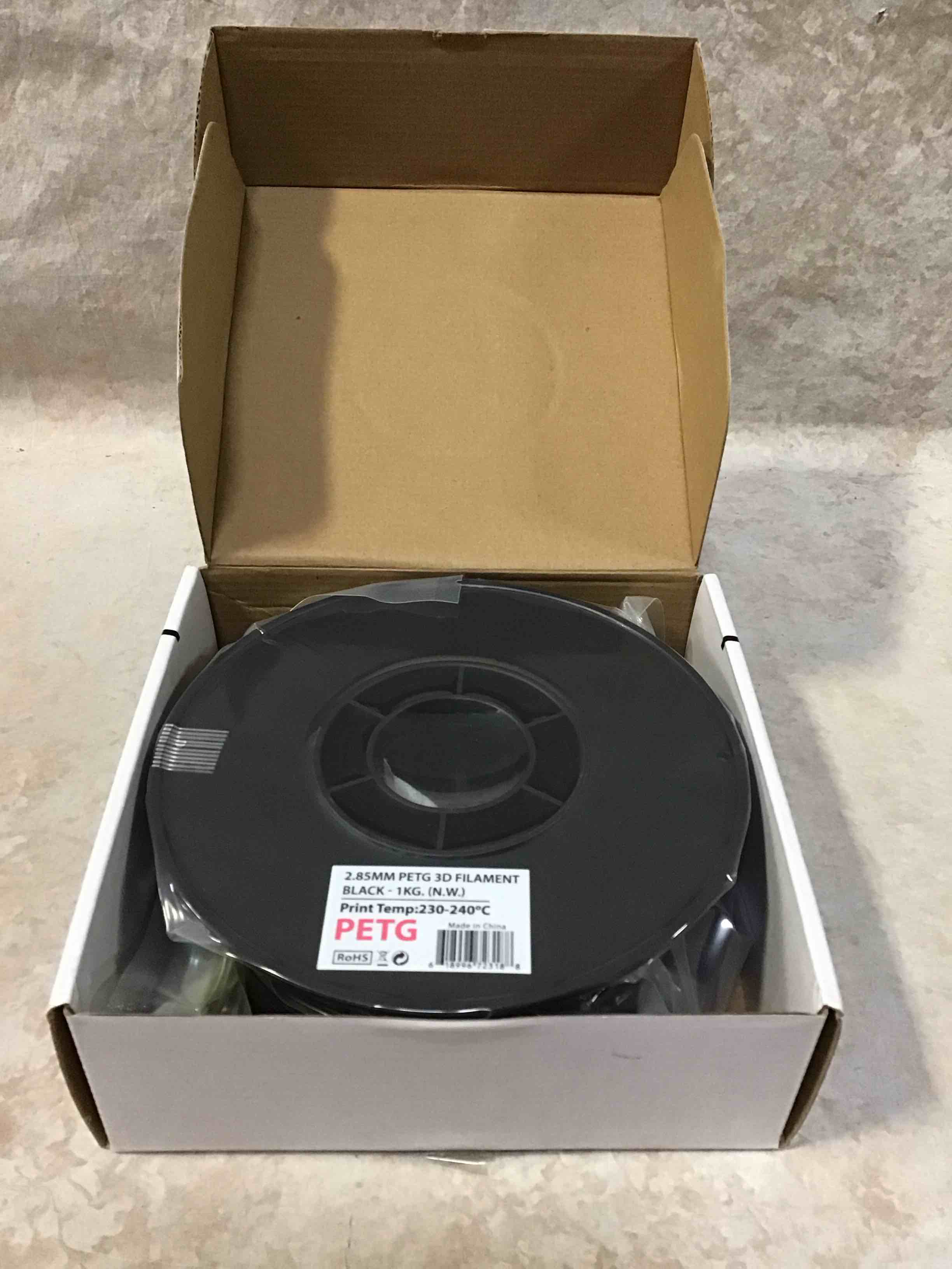 Inland -petg 3d Printing Filament 2.85 Mm- Black