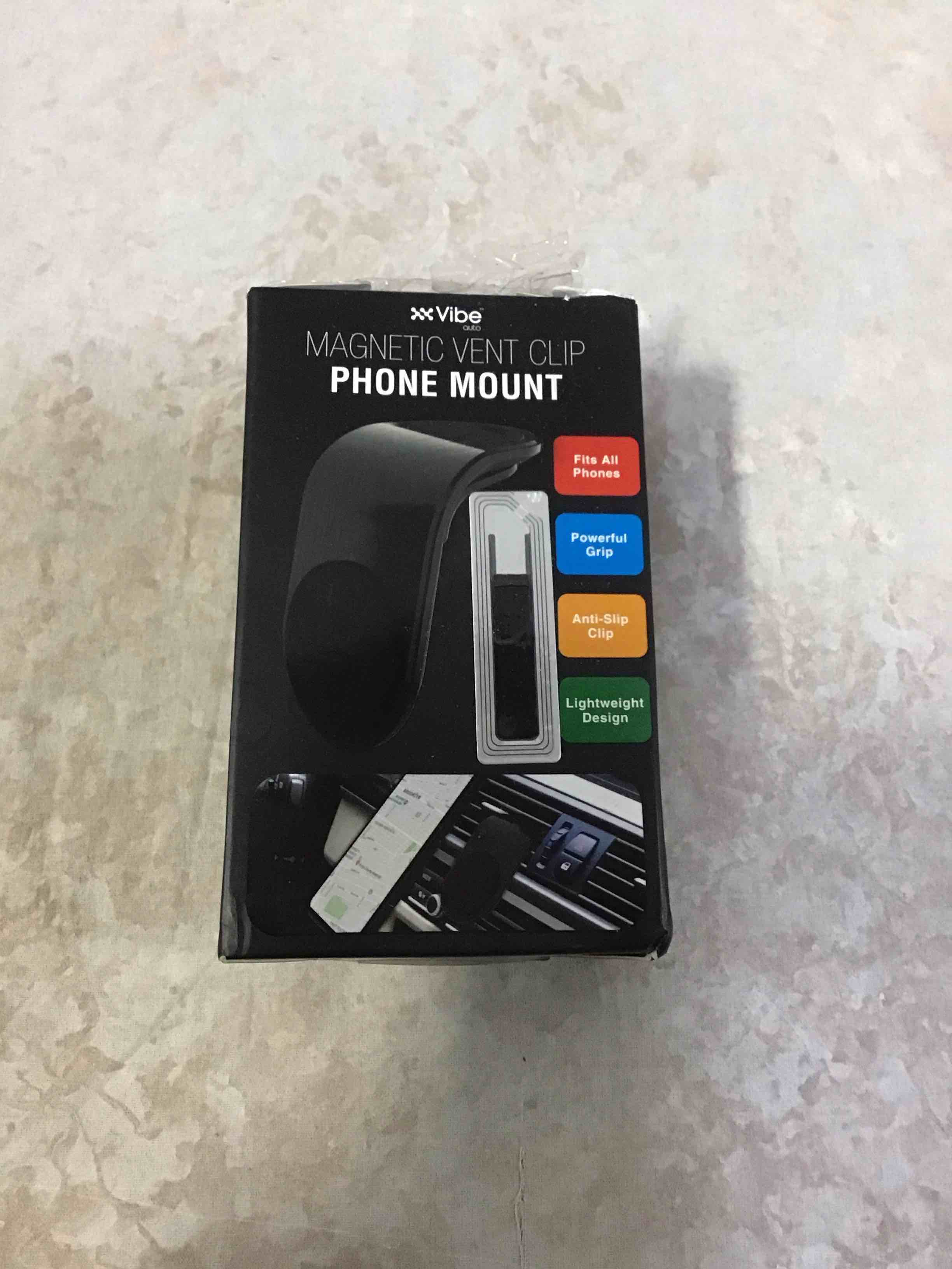 vibe magnetic vent clip phone mount