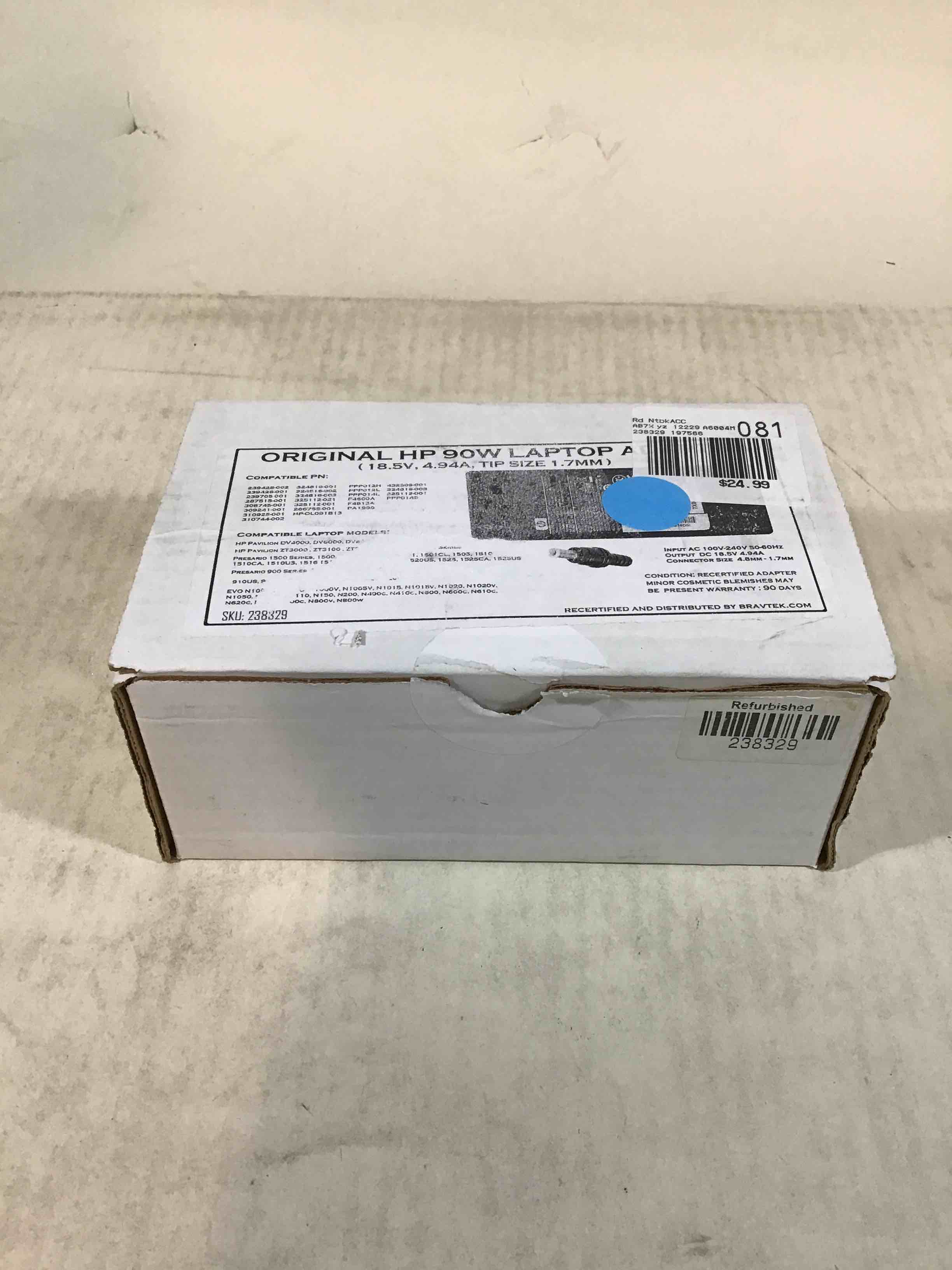 Original HP 90W Laptop Adapter