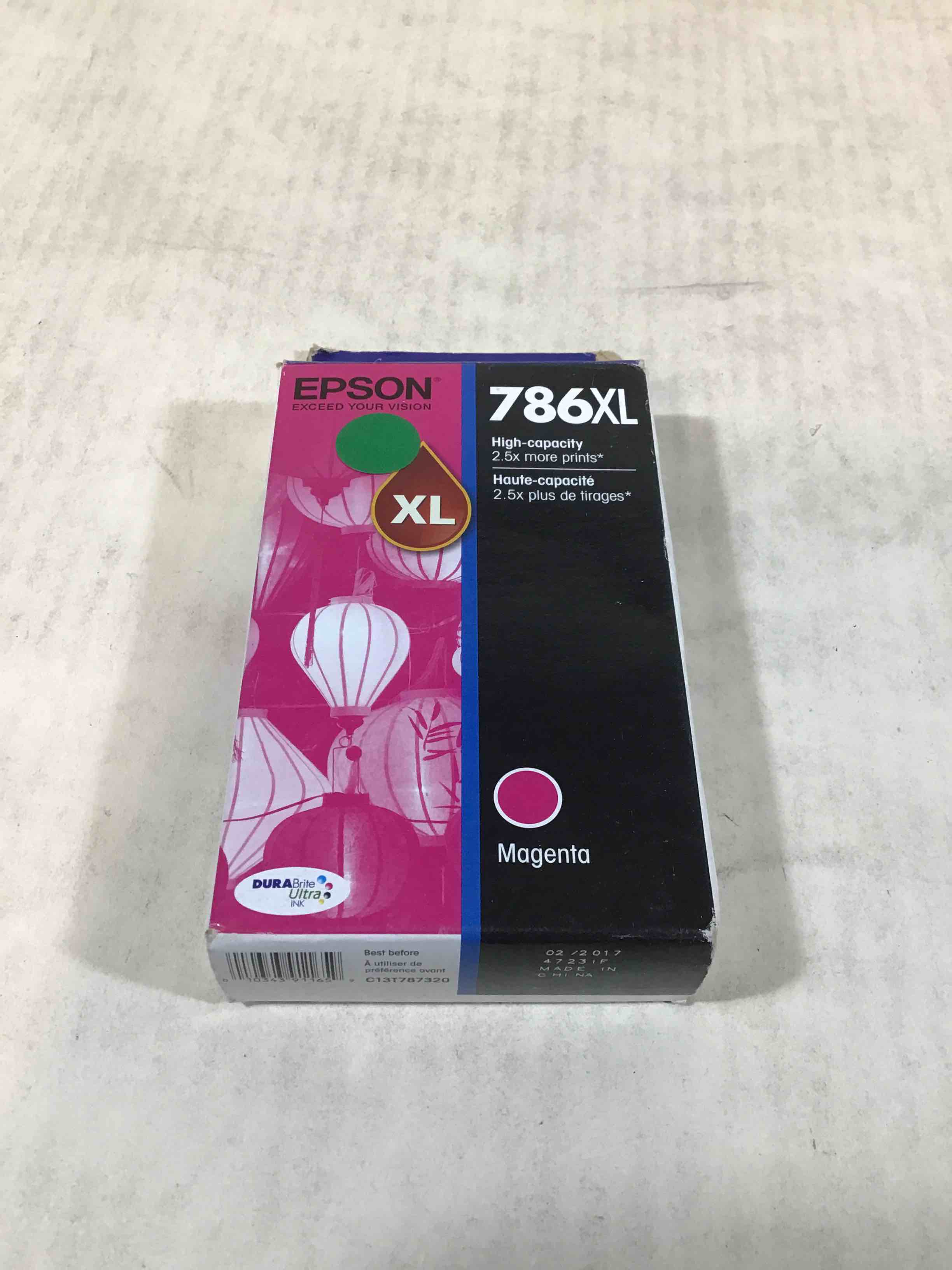 Epson DURABrite® Ultra T786XL320-S High-Yield Magenta Ink Cartridge