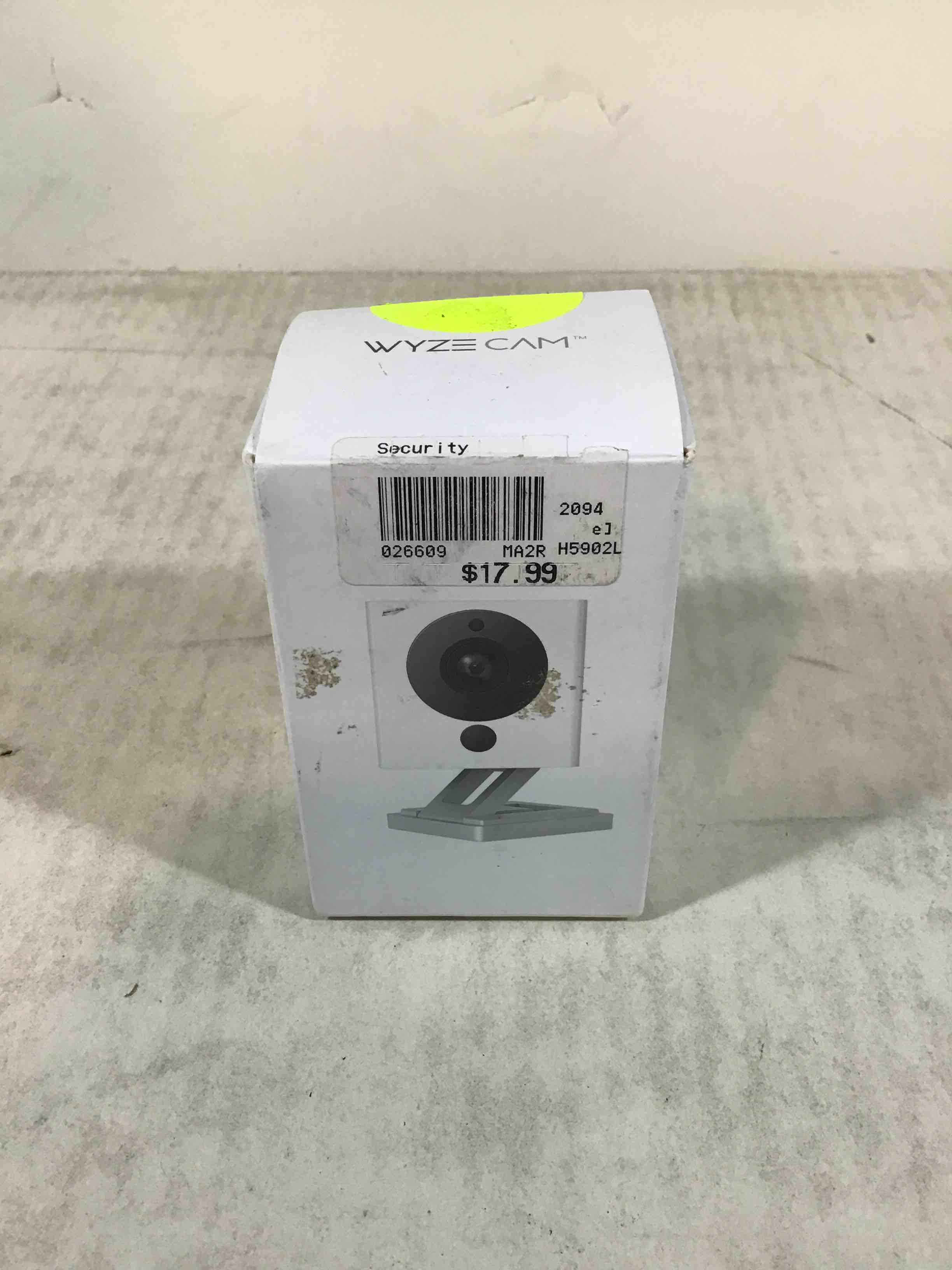 Wyze Cam 1080p HD Indoor Wireless Smart Home Security Camera with Night Vision, 2-Way Audio, Works with Alexa & the Google Assistant, One Pack, White