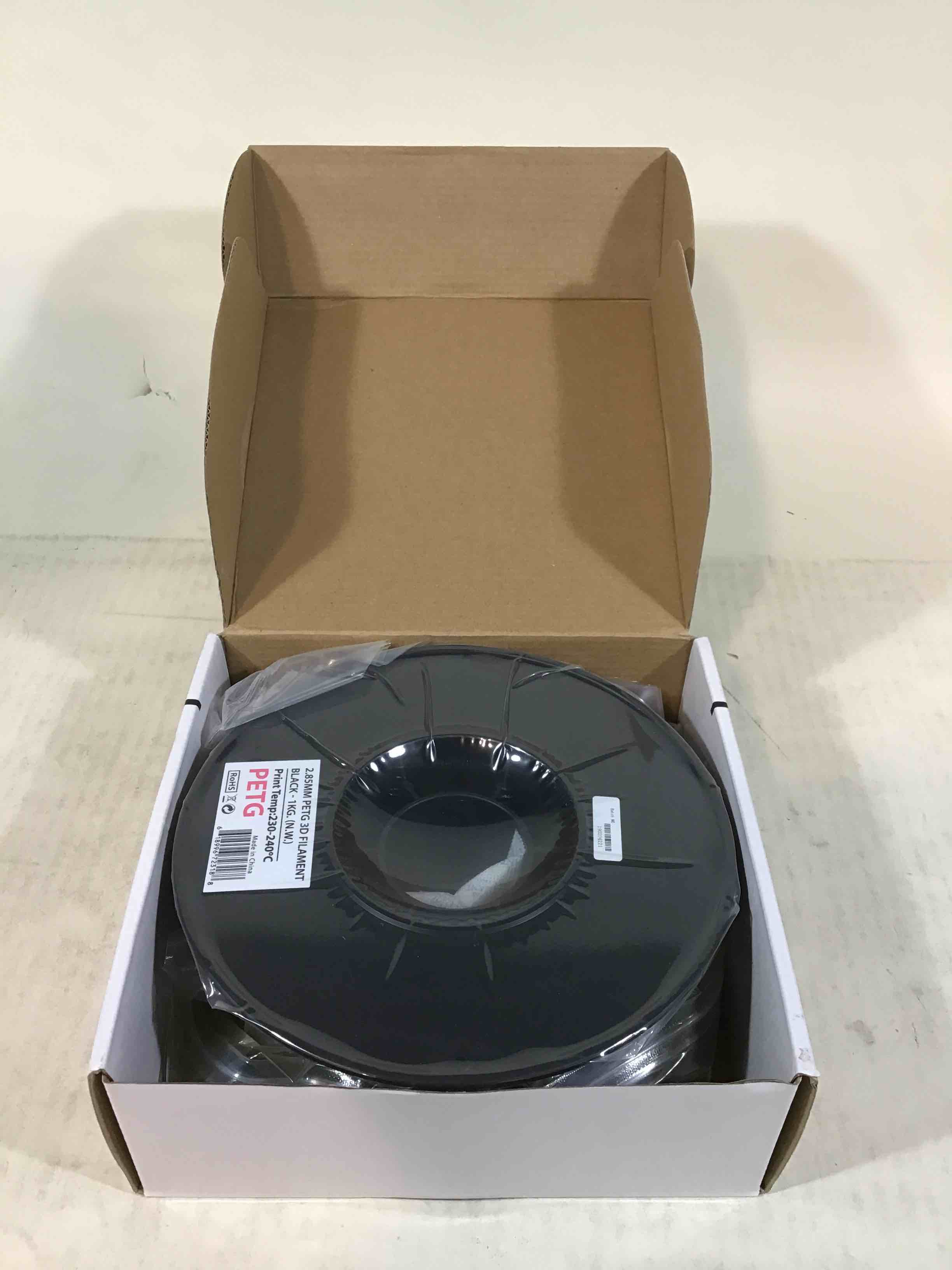 inland -petg 3d printing filament 2.85 mm- black