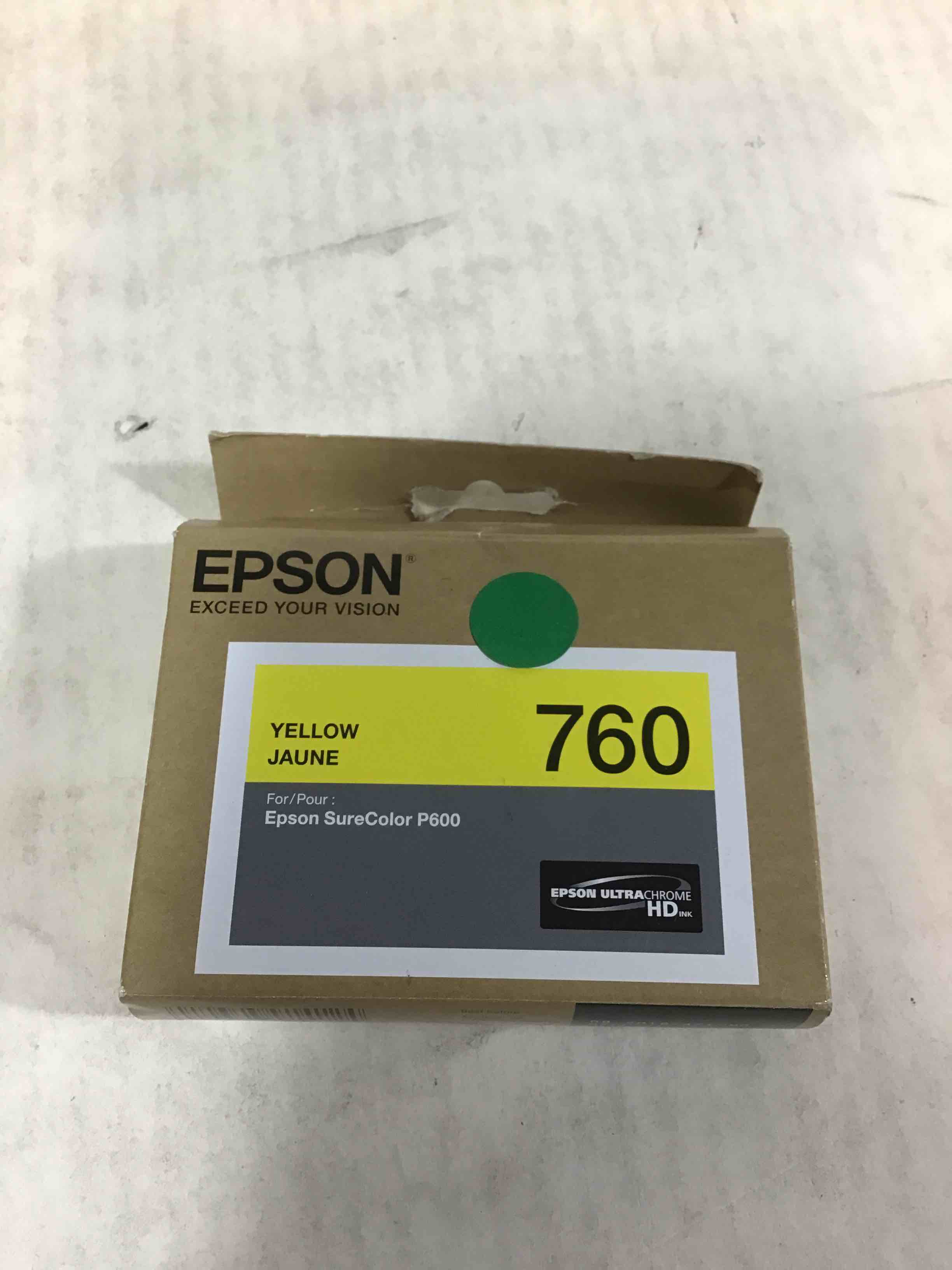 epson t760420 (760) ultrachrome hd ink - yellow