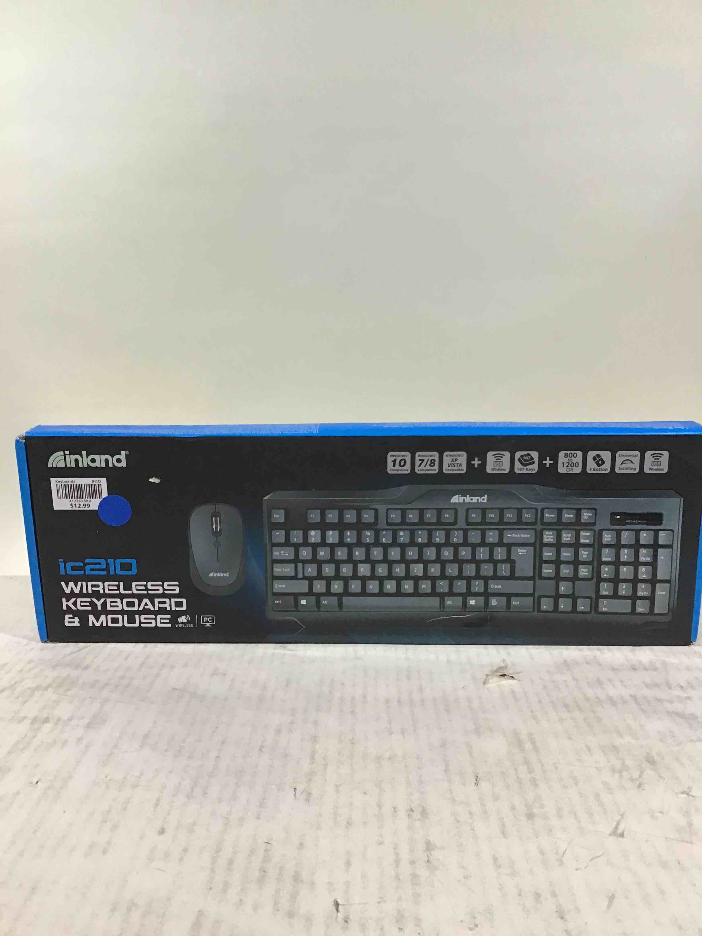 Inland IC210 Wireless Mouse & Keyboard Combo