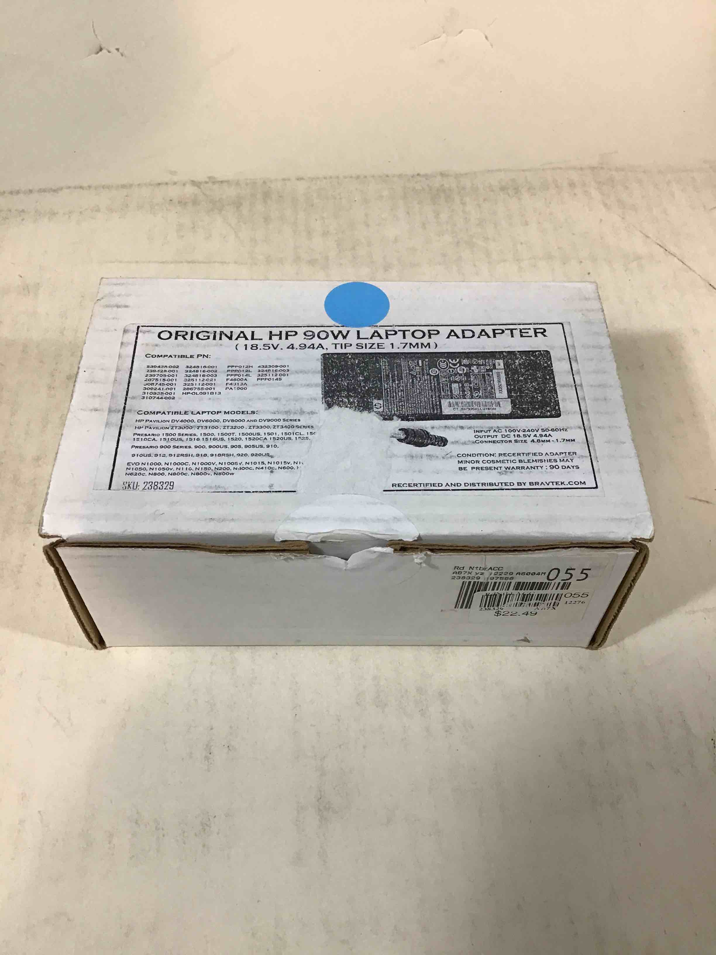 Original HP 90W Laptop Adapter