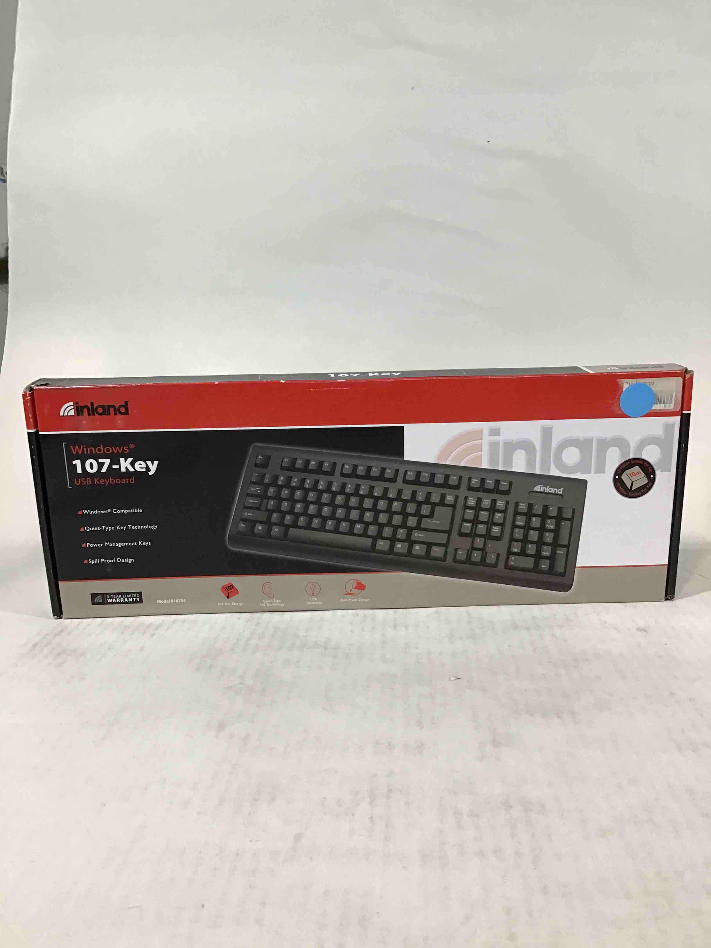 inland windows 107-key usb keyboard