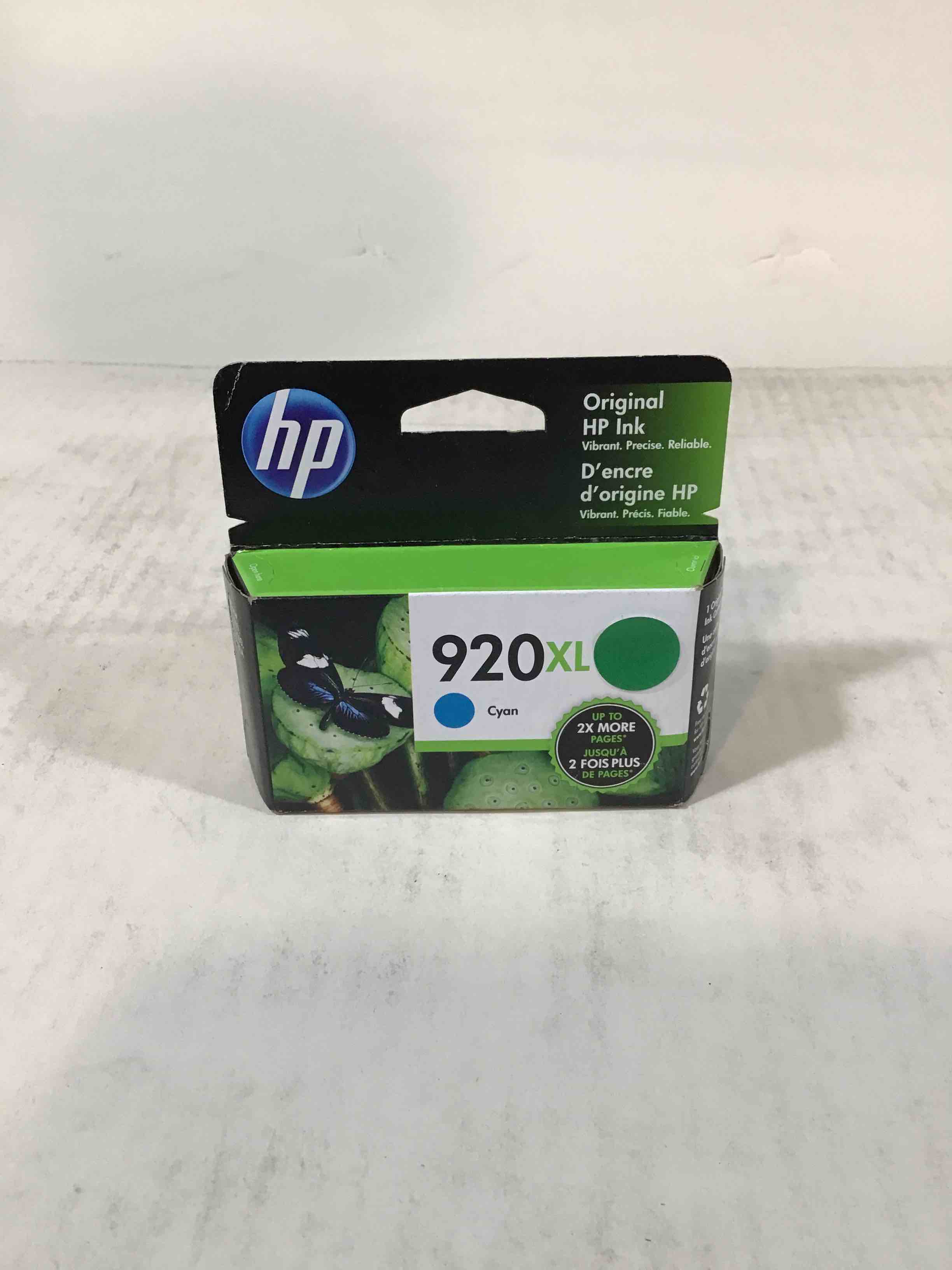 hp 920xl cyan high-yield ink cartridge | works with hp officejet 6000, 6500, 7000, 7500 series | cd9