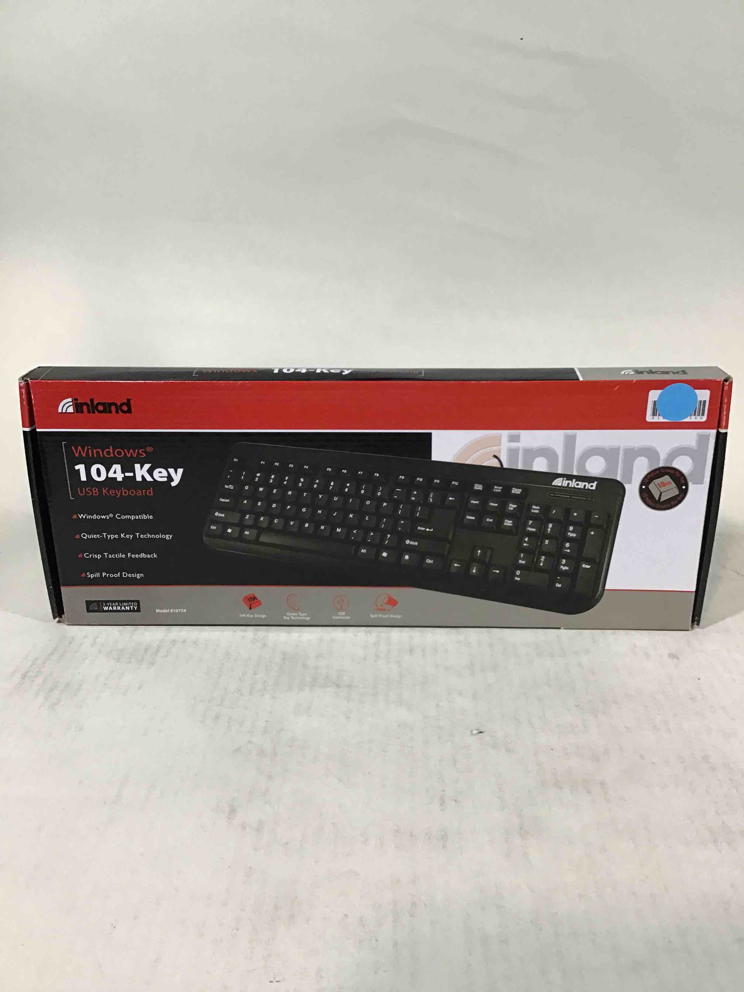 Inland Windows 104-Key USB Keyboard 