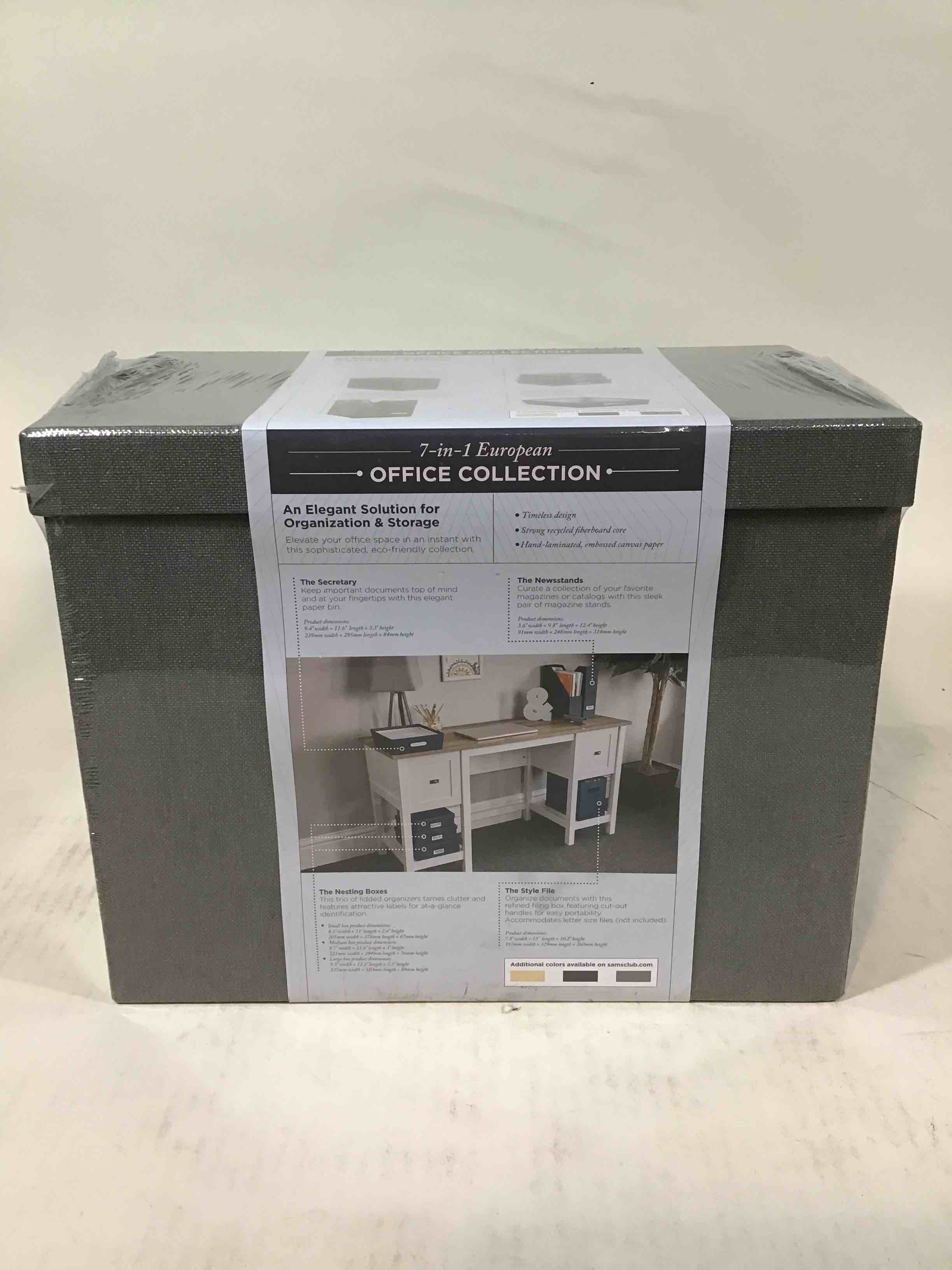 7-in-1 European Storage Office Collection 