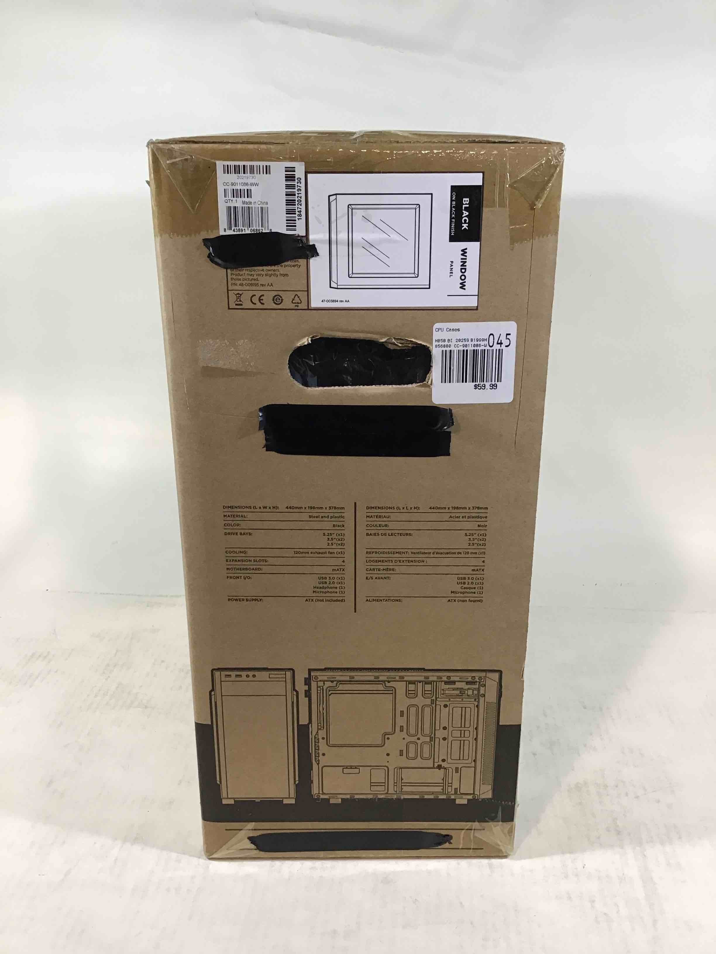 Gaming PC Case Black