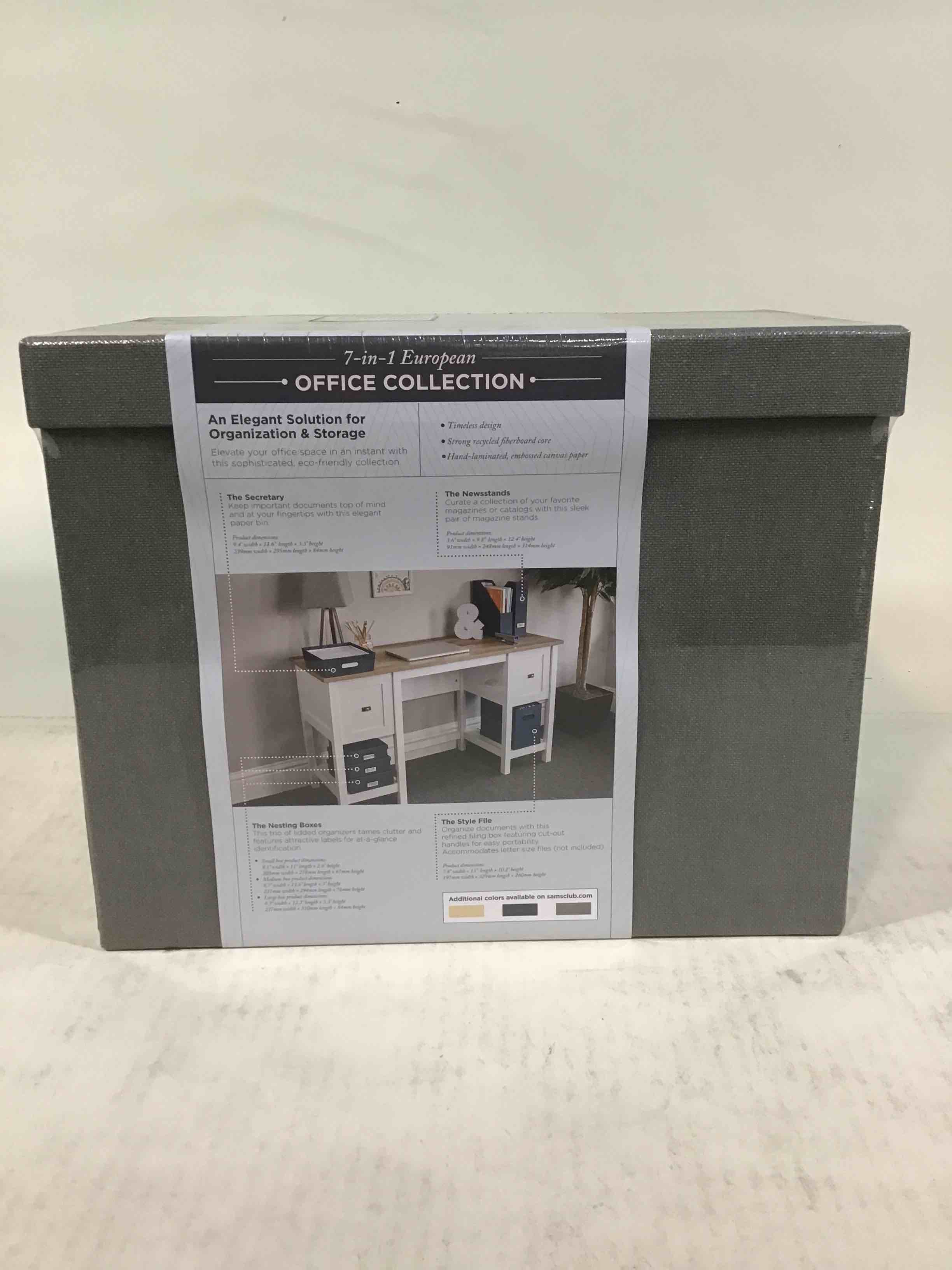 7-in-1 European Storage Office Collection 