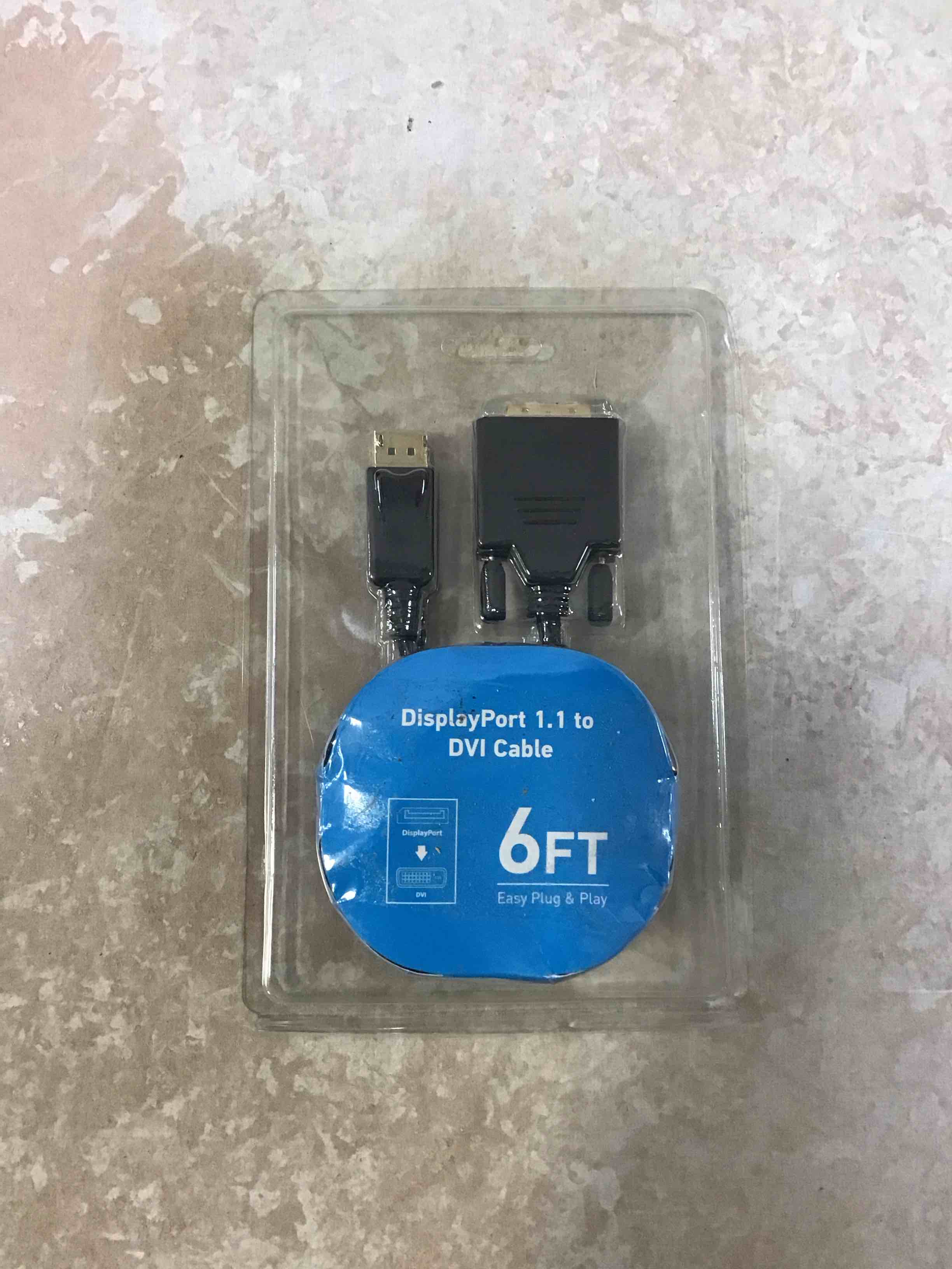 DisplayPort to DVI Cable