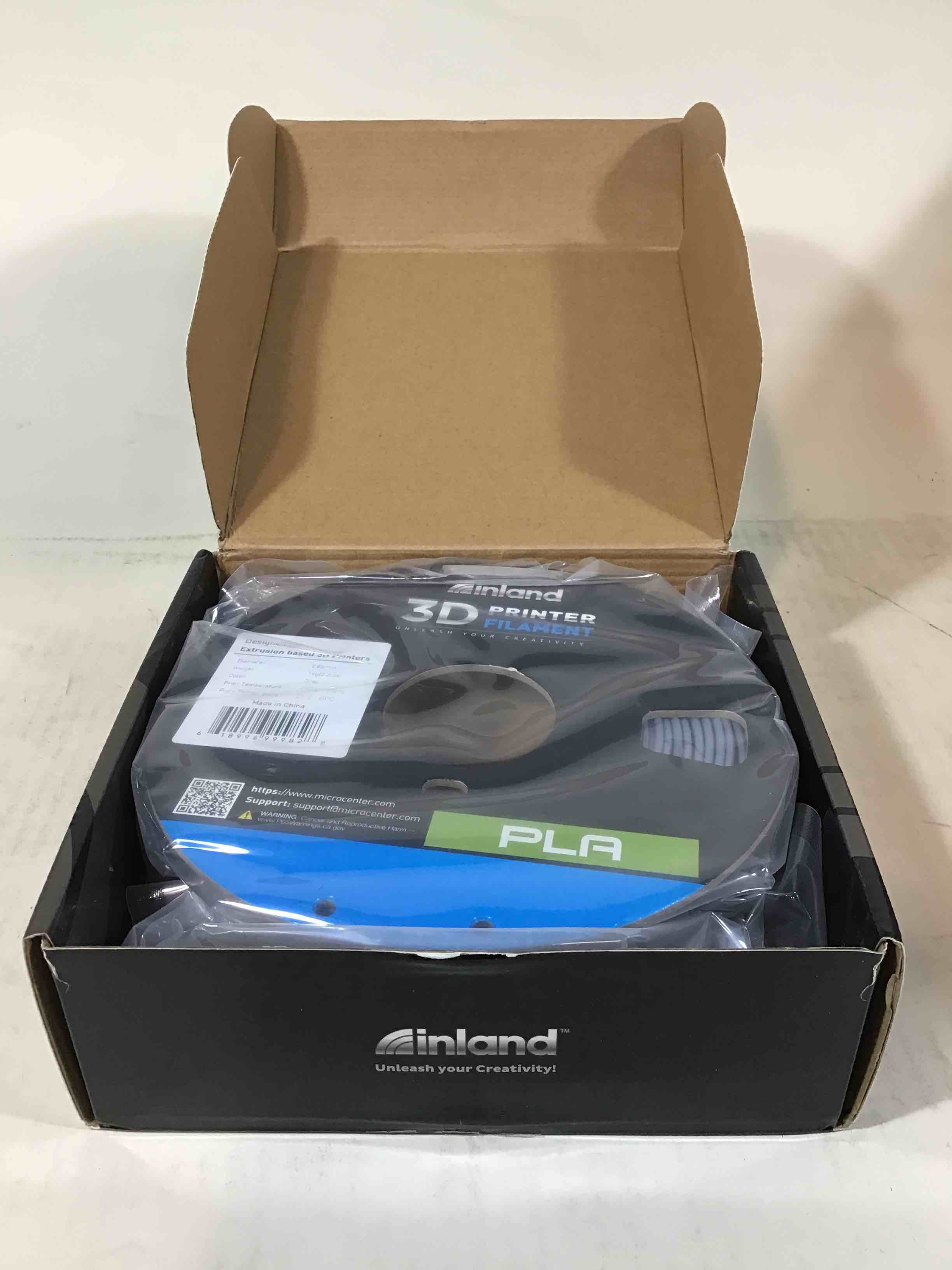 Inland 3D Printing Filament 2.85mm Grey