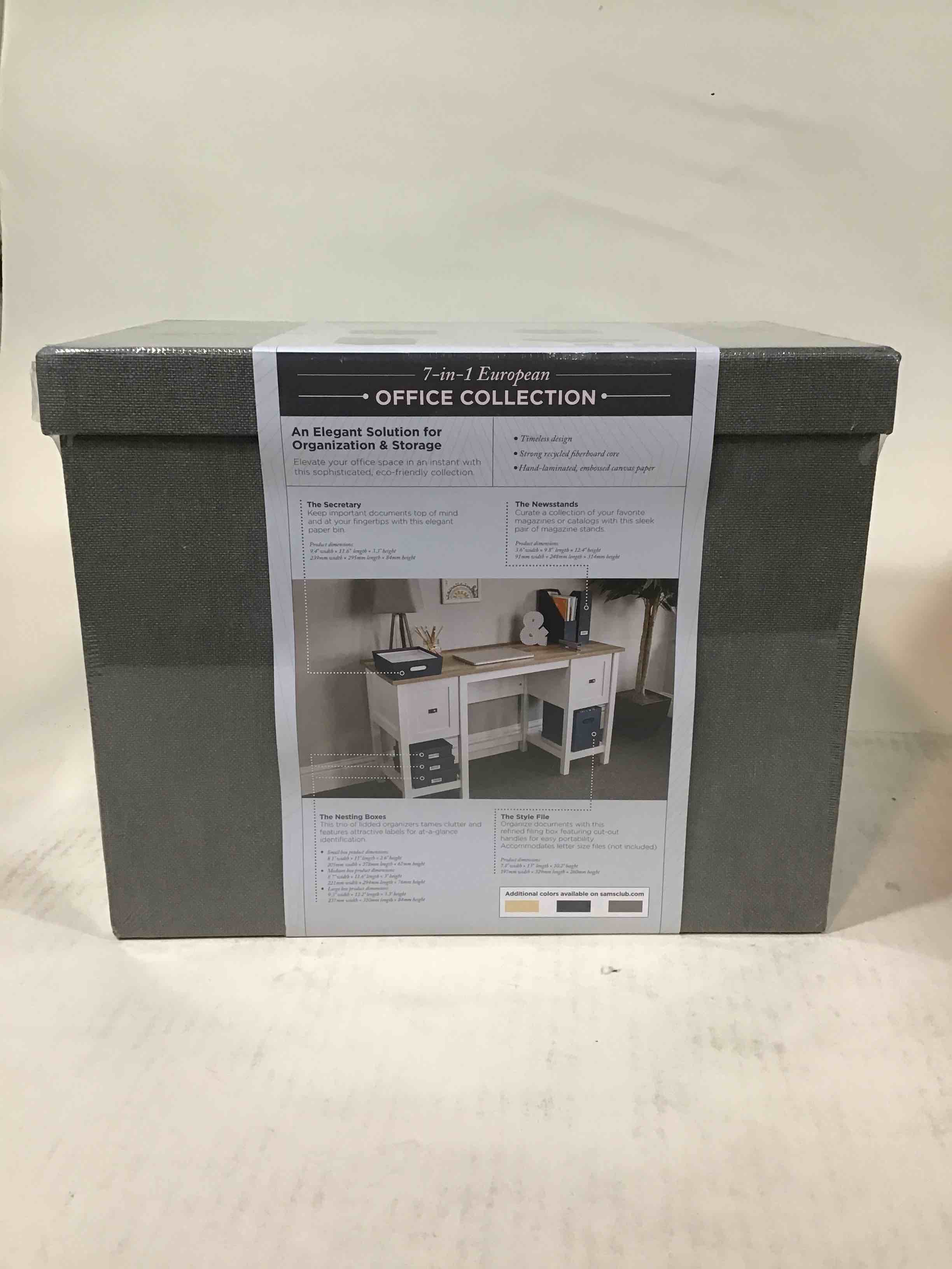 7-in-1 European Office Storage Collection
