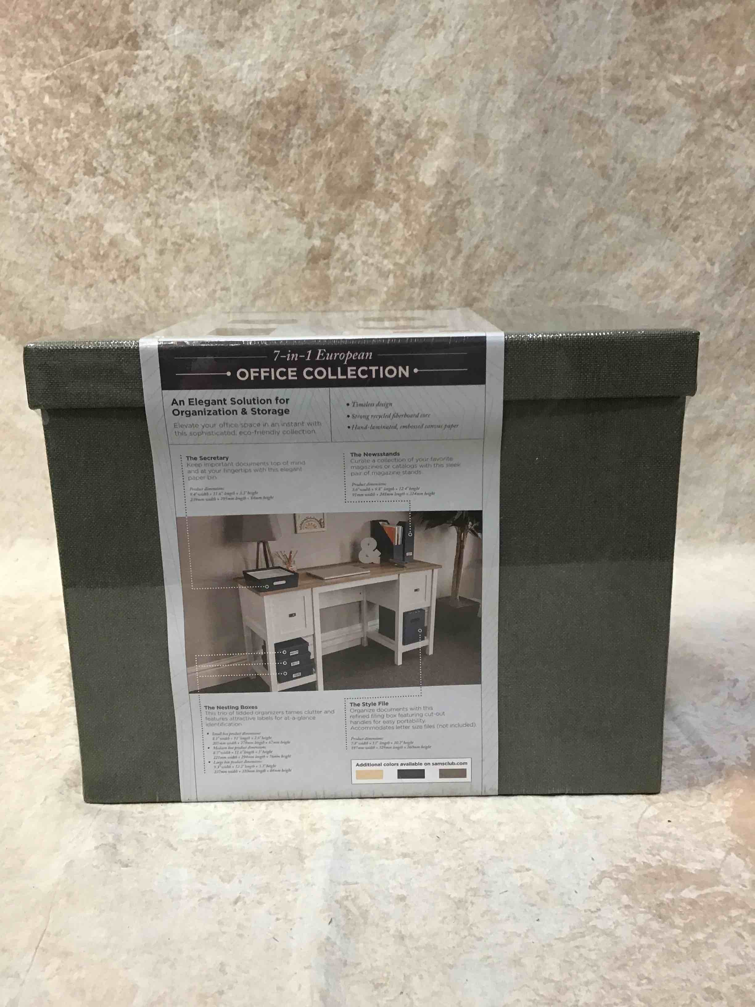 7-in-1 European Storage Office Collection 