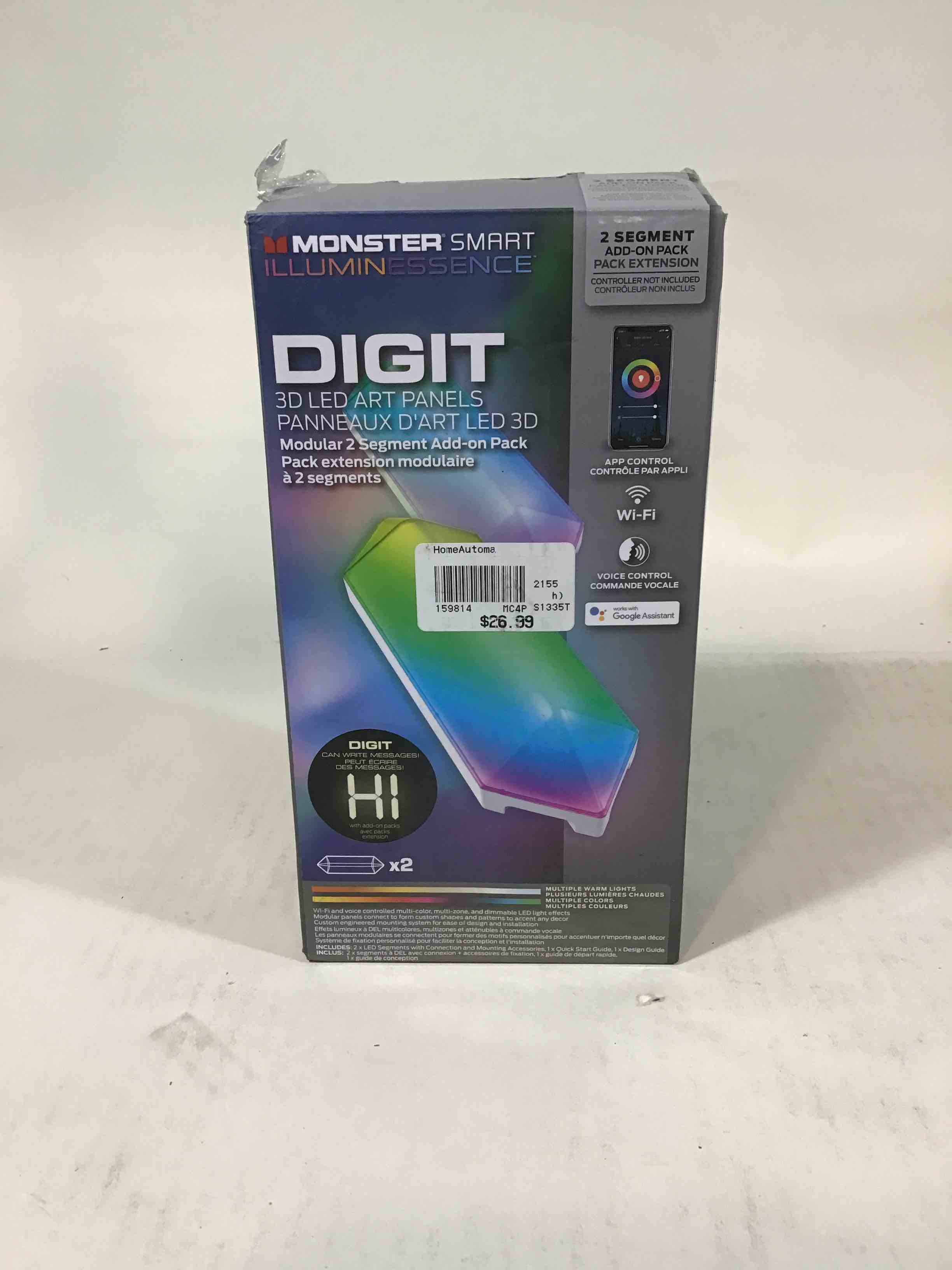 Monster Smart Illuminessence Digit 3D LED Art Panels
