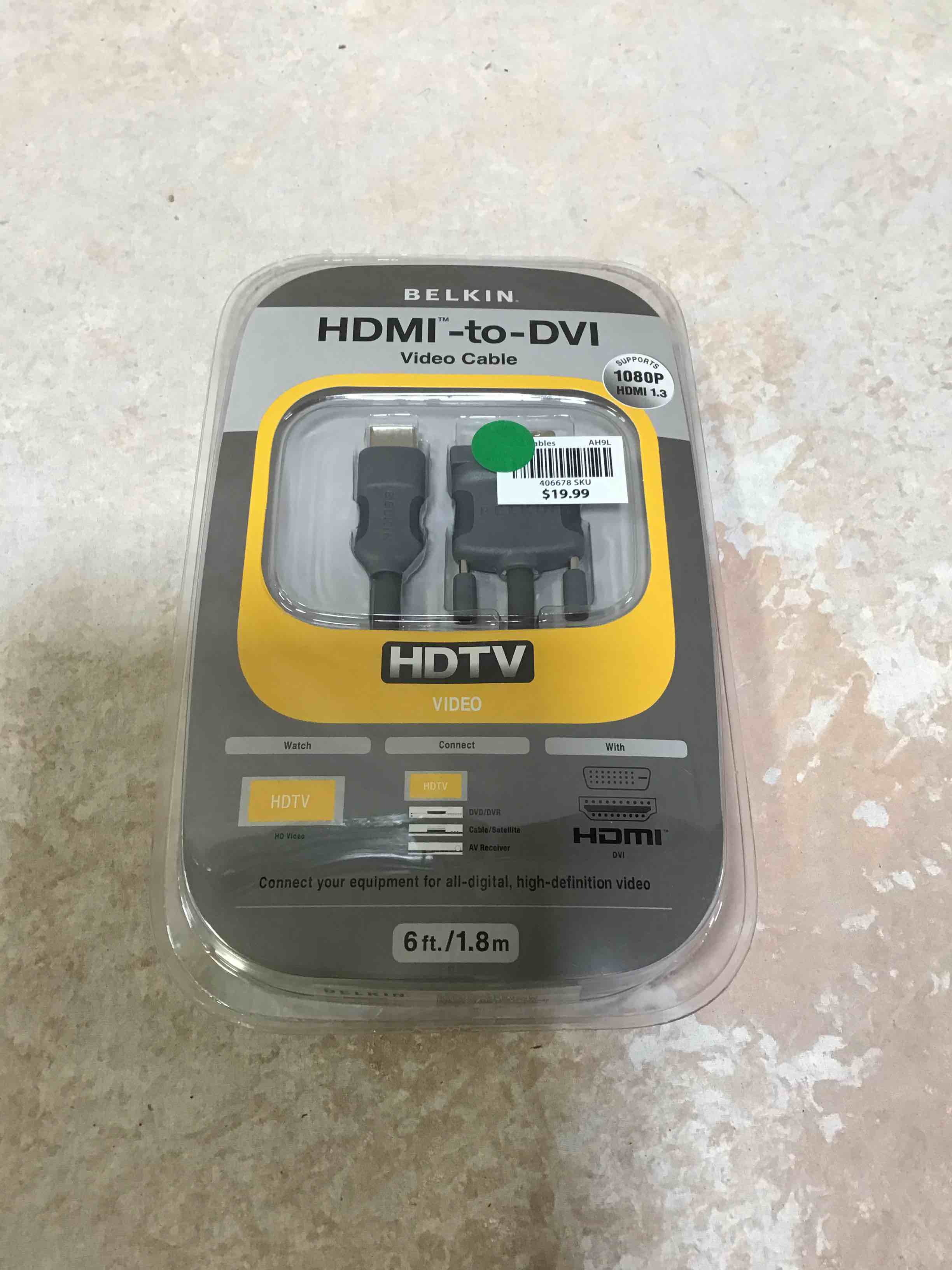 Belkin HDMI to DVI Video Cable