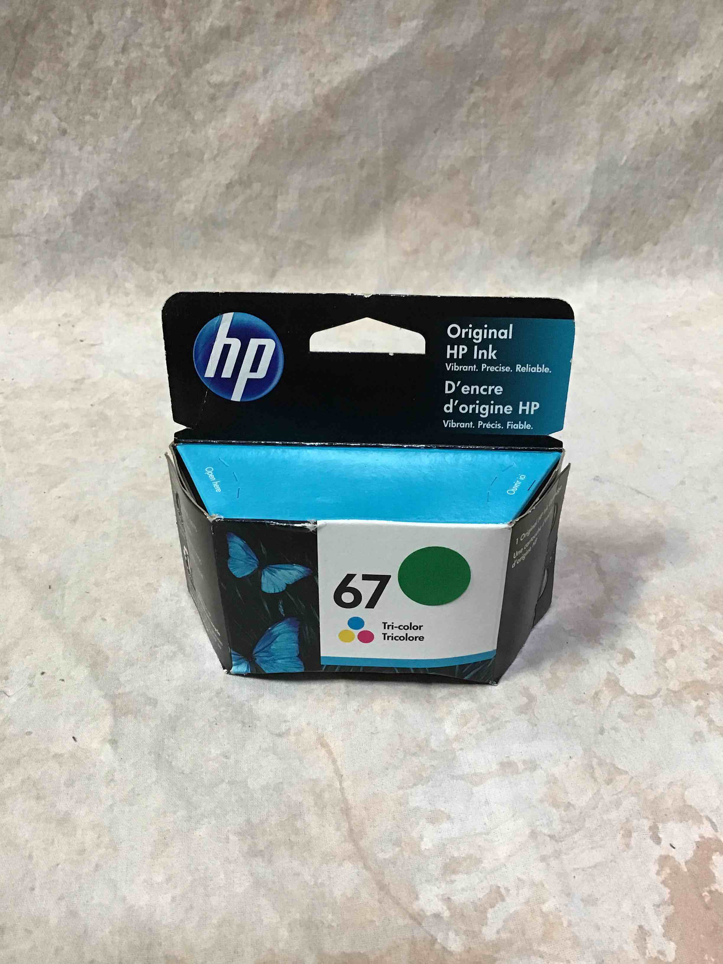 hp 67 tri-color ink cartridge | works with hp deskjet 1255, 2700, 4100 series, hp envy 6000, 6400 series | eligible for instant ink | 3ym55an