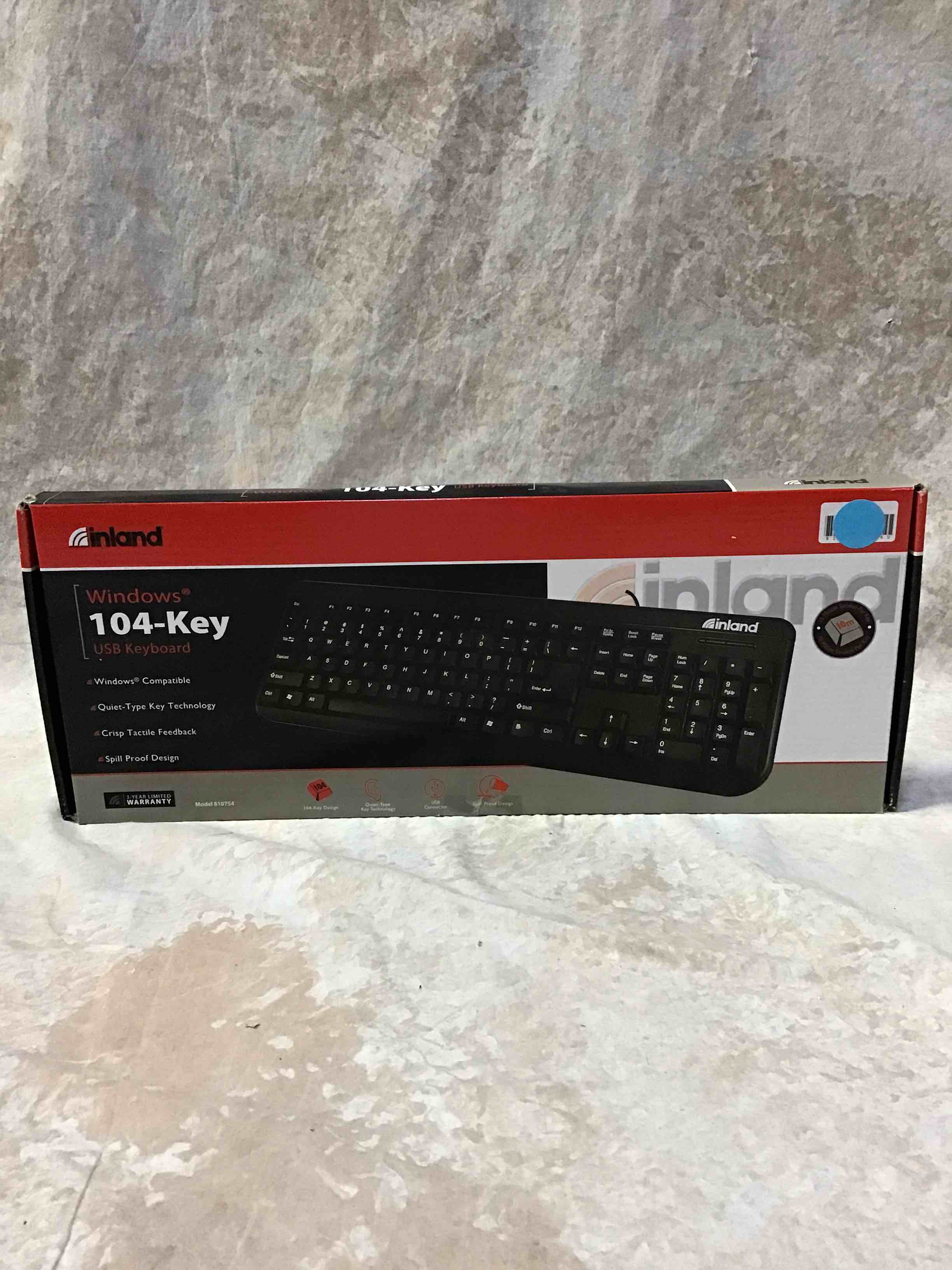 Inland Windows 104-Key USB Keyboard