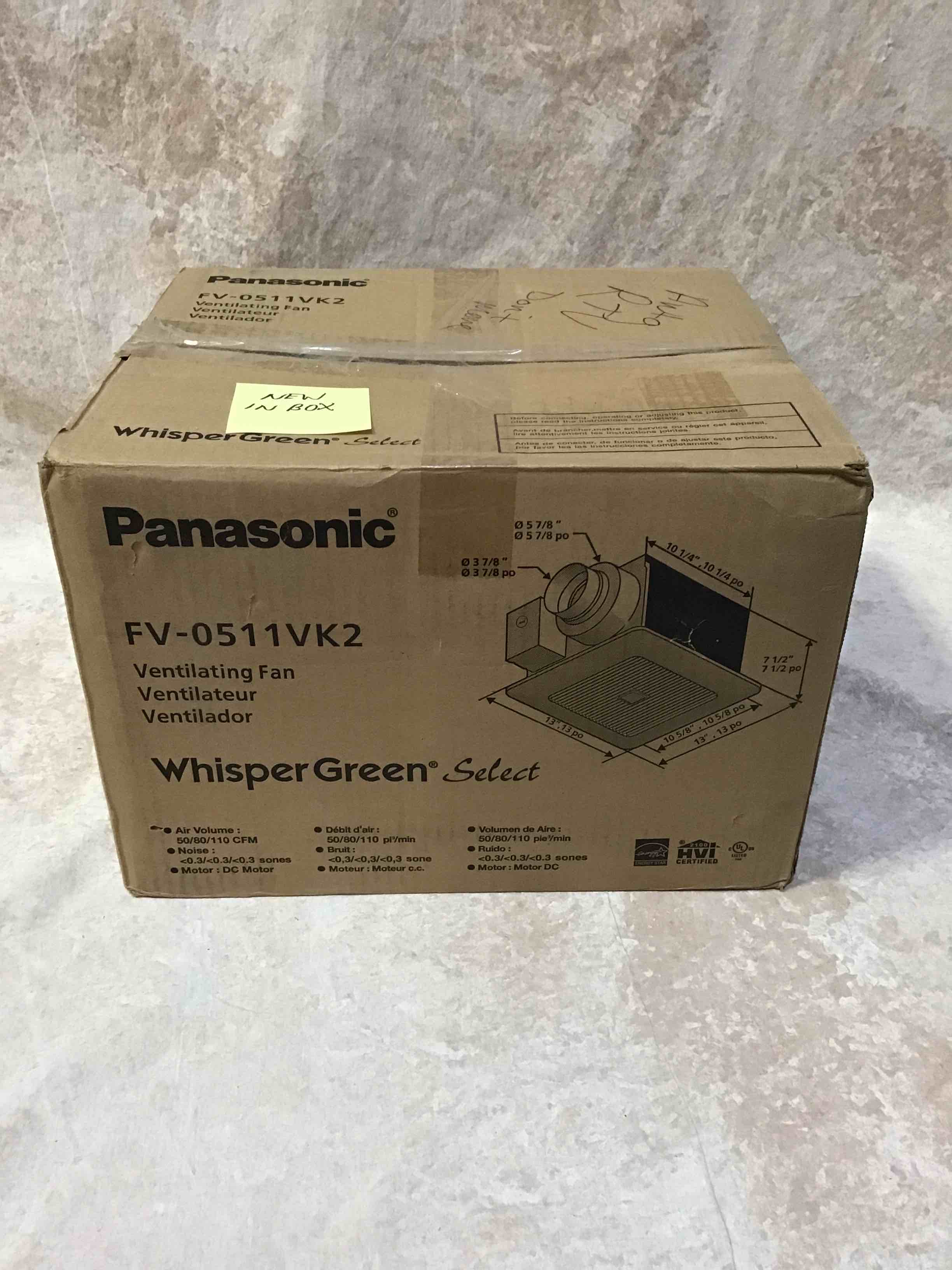 Panasonic FV-0511VK2 Ventilating Fan