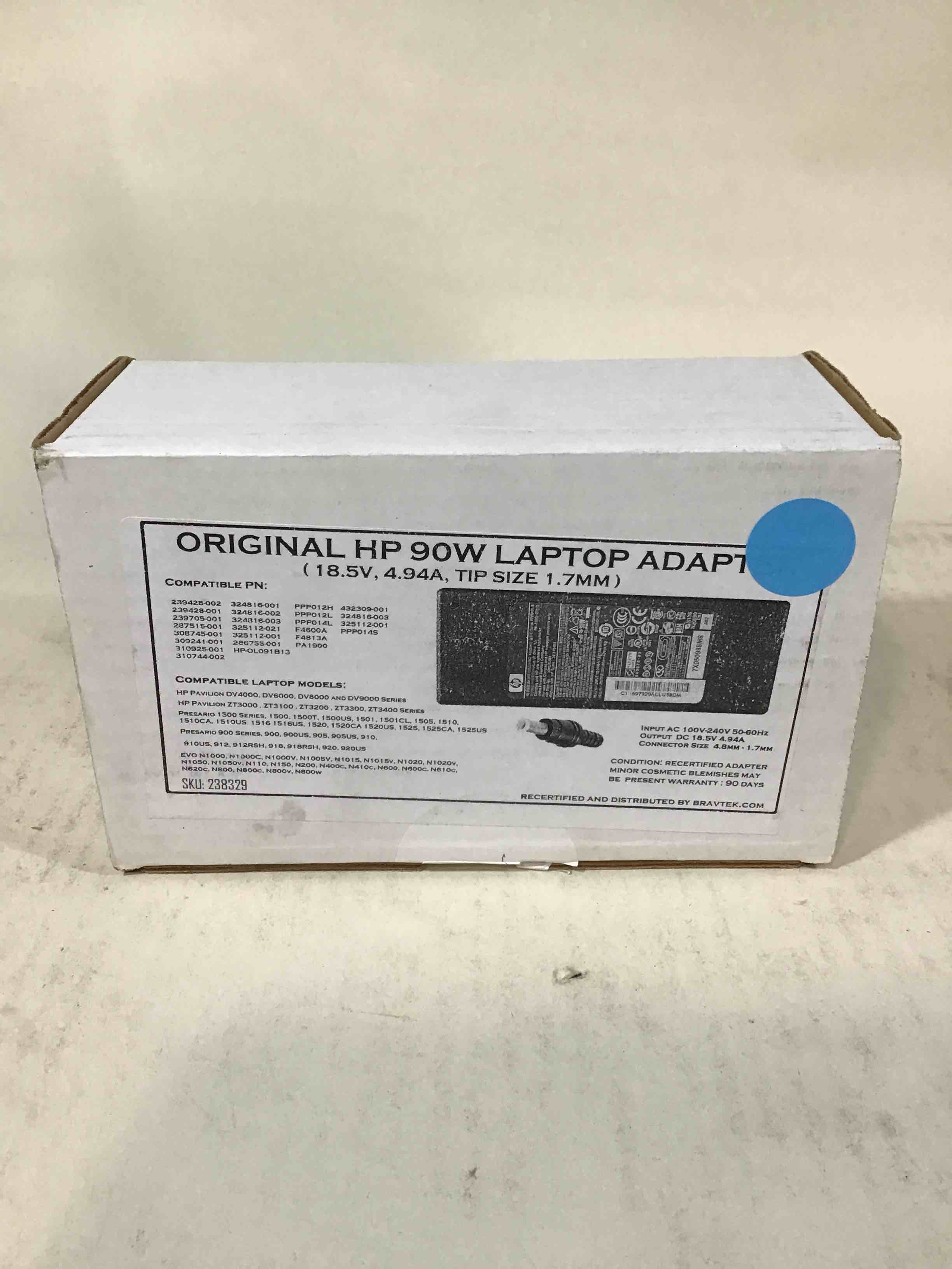 Original HP 90W Laptop Adapter