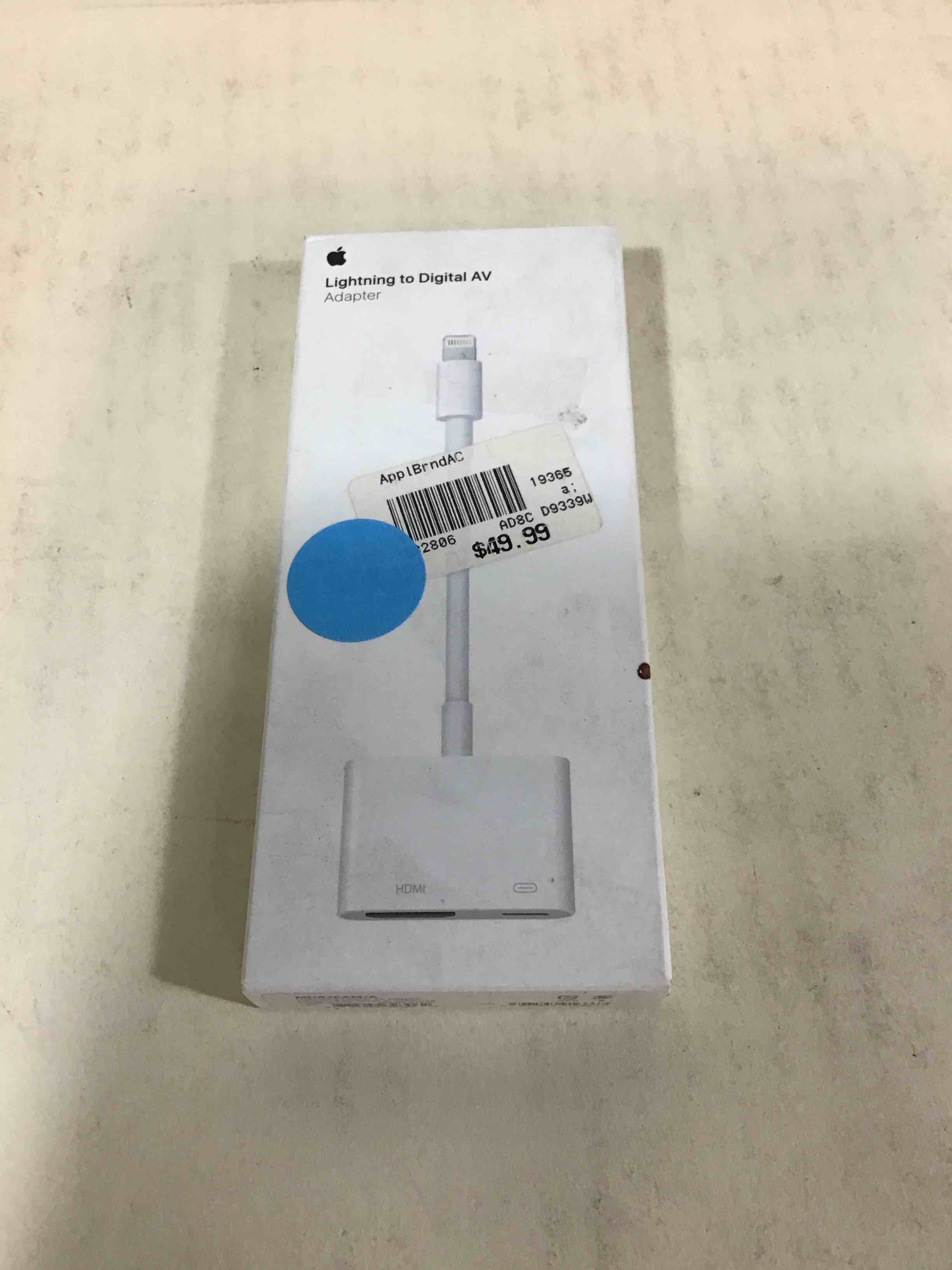 Apple Lightning to Digital AV Adapter
