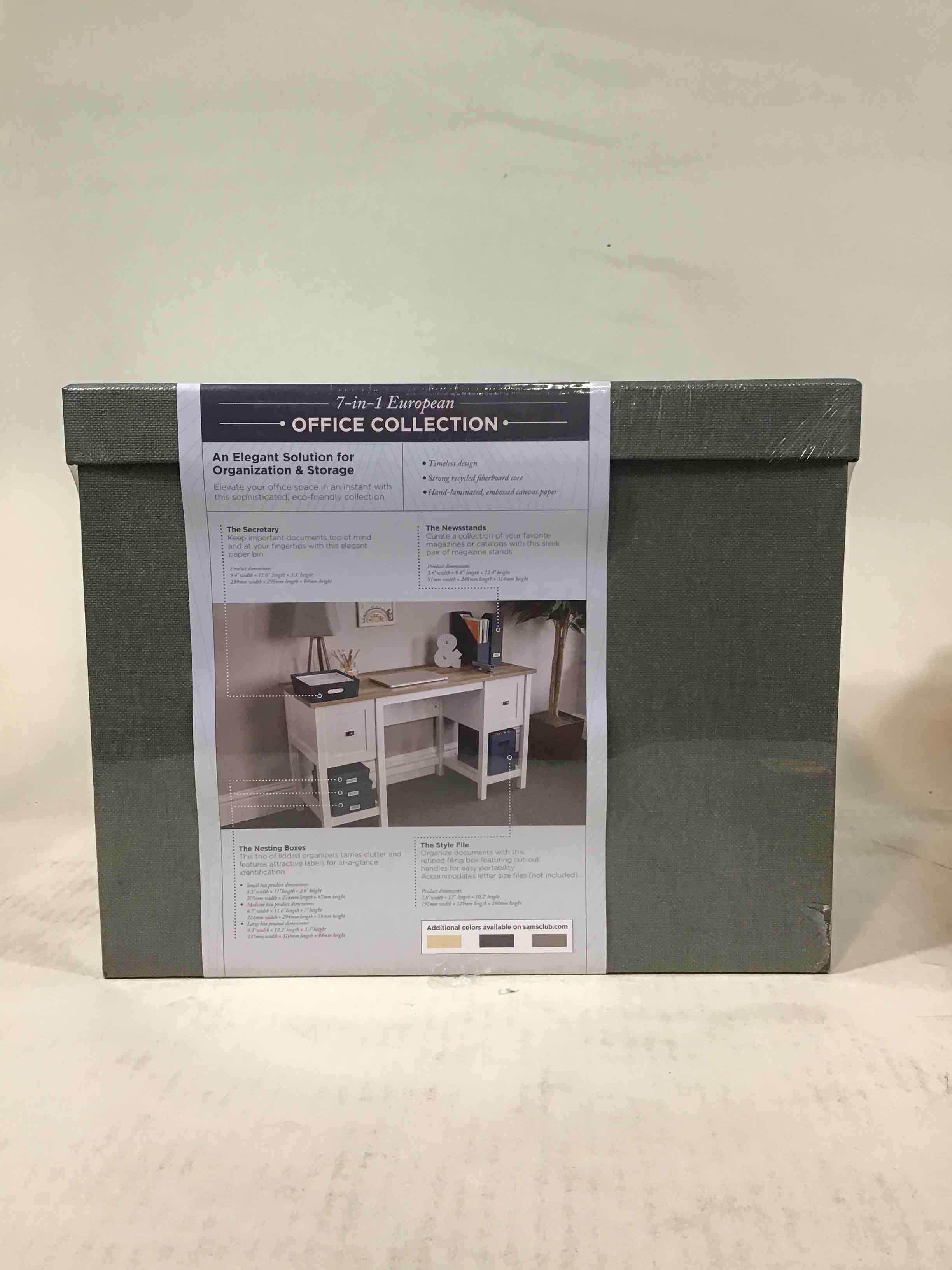 7-in-1 European Office Storage Collection